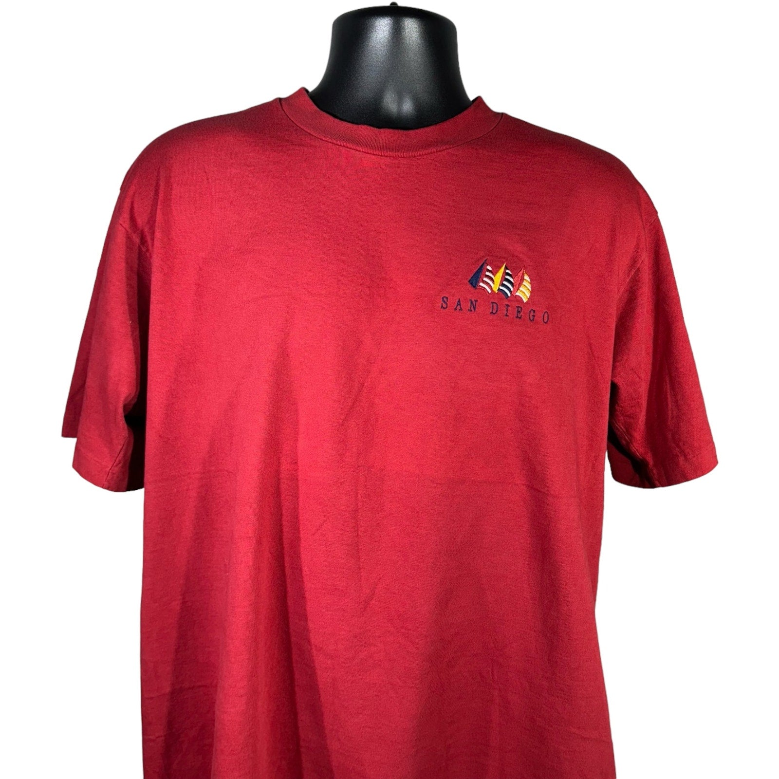 Collection of Vintage Crazy Shirts Embroidered San Diego Short Sleeve Tee in a gallery layout