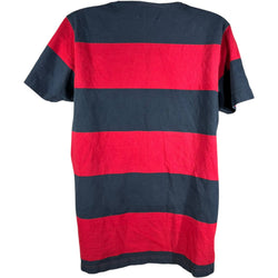 Collection of Abercrombie & Fitch Striped Short Sleeve Rugby in a gallery layout