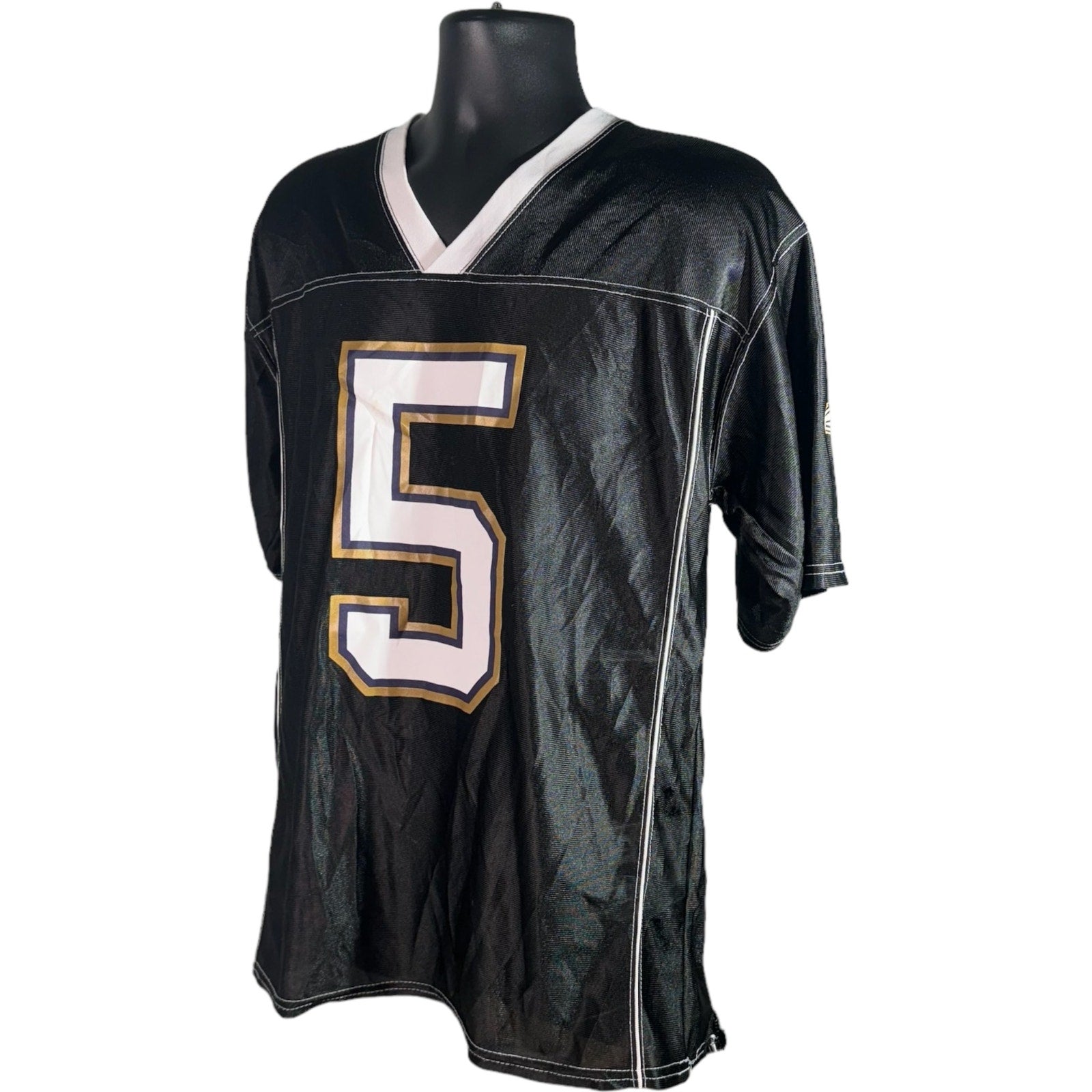 Collection of Baltimore Ravens #5 Joe Flacco NFL Jersey in a gallery layout