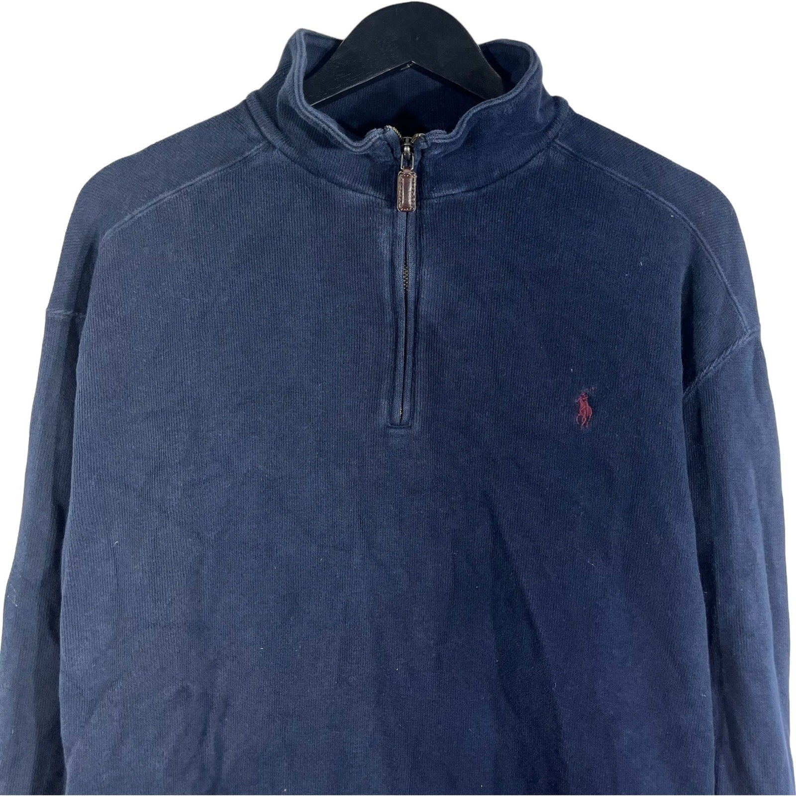 Collection of Polo Ralph Lauren 1/4 Zip Pullover Sweatshirt in a gallery layout