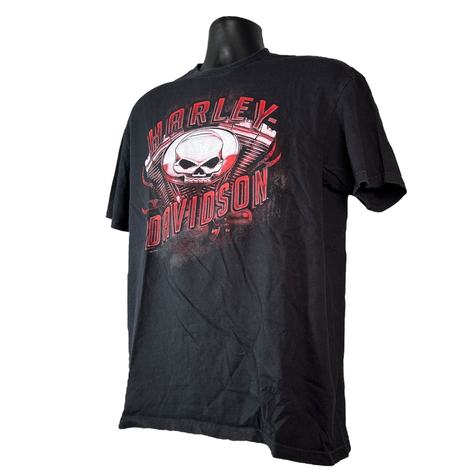 Collection of Harley Davidson Atlantic City Skull Tee in a gallery layout