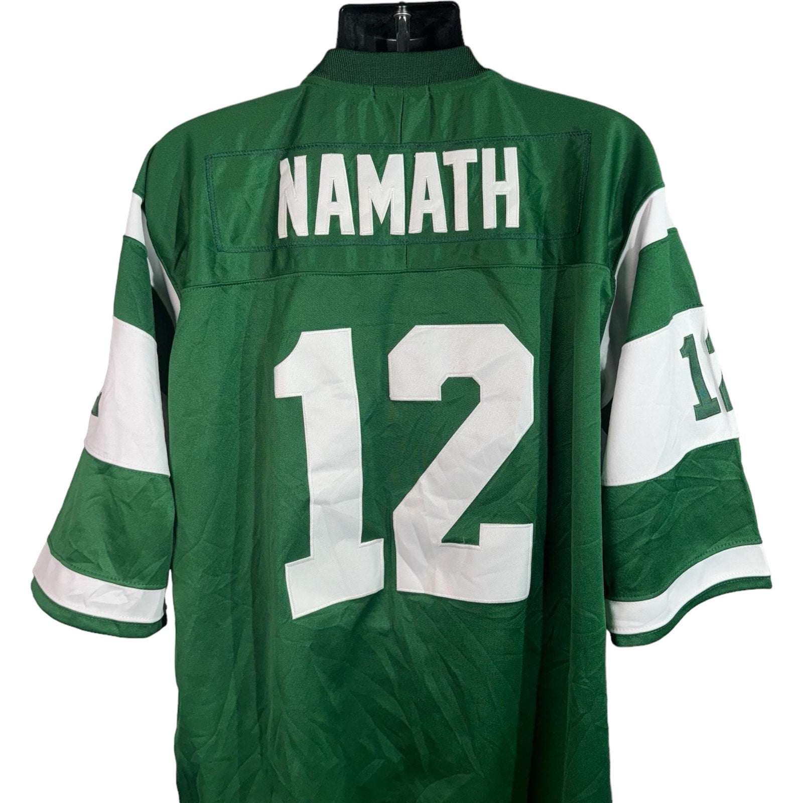 Collection of Mitchell & Ness New York Jets #12 Joe Namath Jersey in a gallery layout