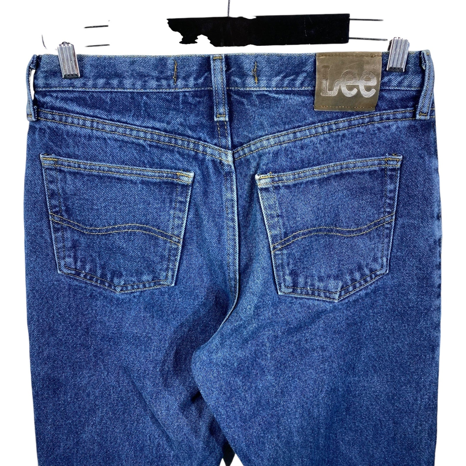 Collection of Lee Denim Straight Leg Jeans in a gallery layout