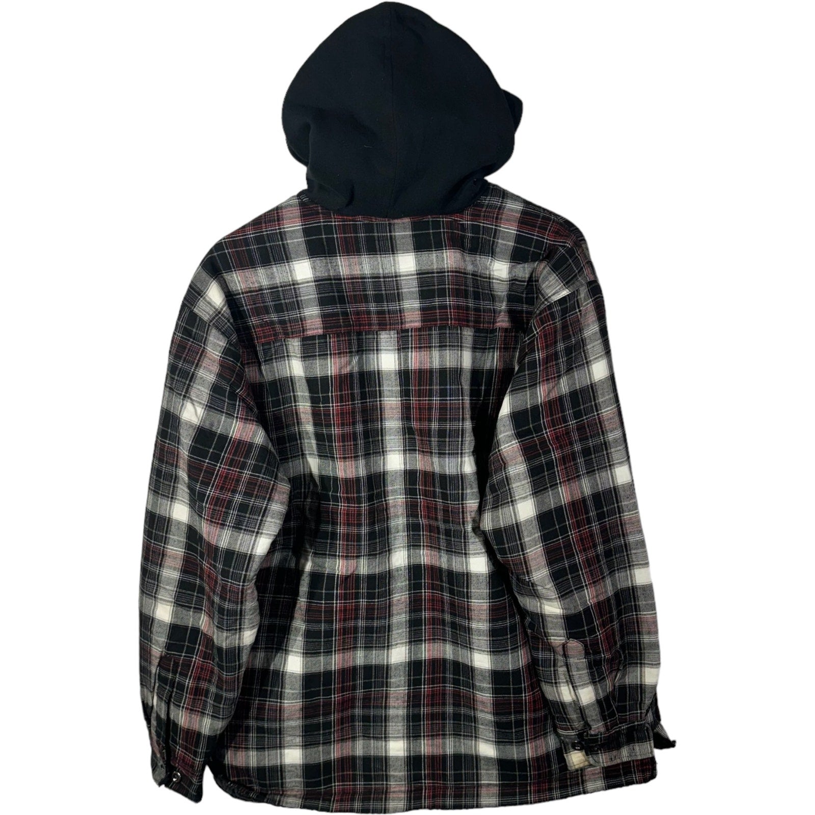 Collection of Hooded Long Sleeve Button Ups in a gallery layout