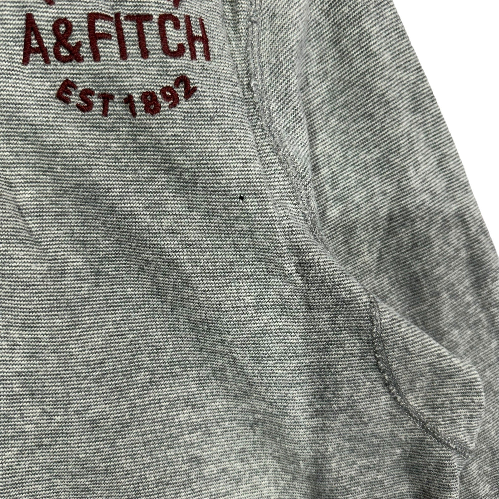 Collection of Abercrombie & Fitch Henley Muscle Long Sleeve Shirt in a gallery layout