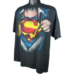 Collection of Superman "Open Disguise" Graphic Short Sleeve Shirt in a gallery layout