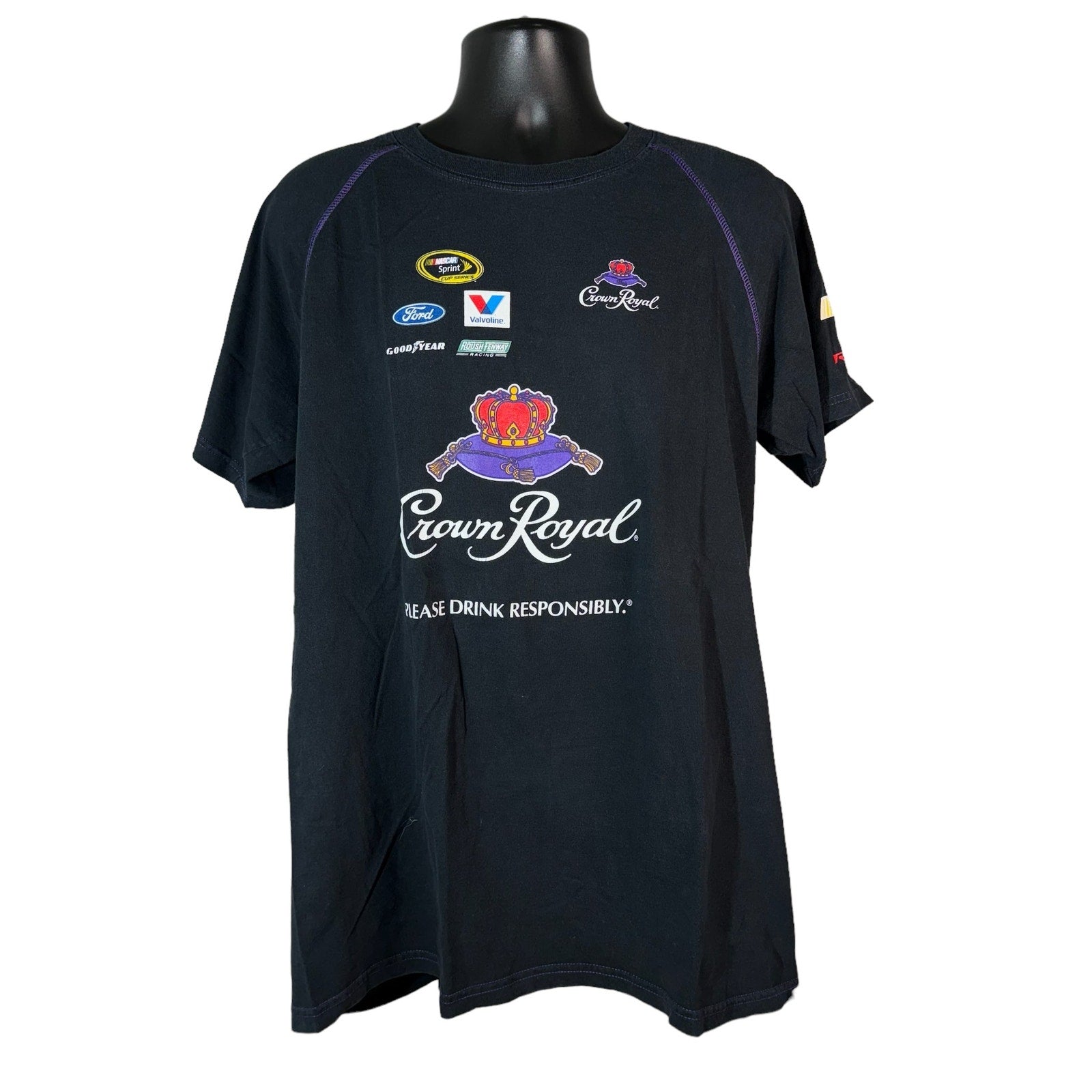 Collection of NASCAR Chase Authentics Crown Royal Matt Kenseth #17 Modern Racing Tee in a gallery layout