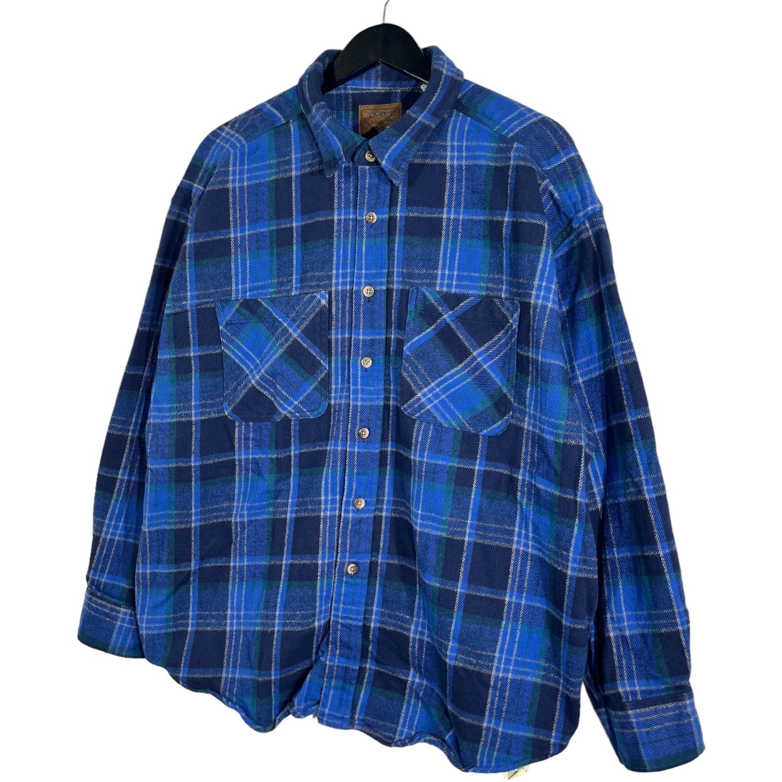 Collection of St. Johns Bay Plaid Long Sleeve Flannel in a gallery layout