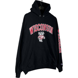 Collection of Champion Wisconsin Badgers Hoodie in a gallery layout