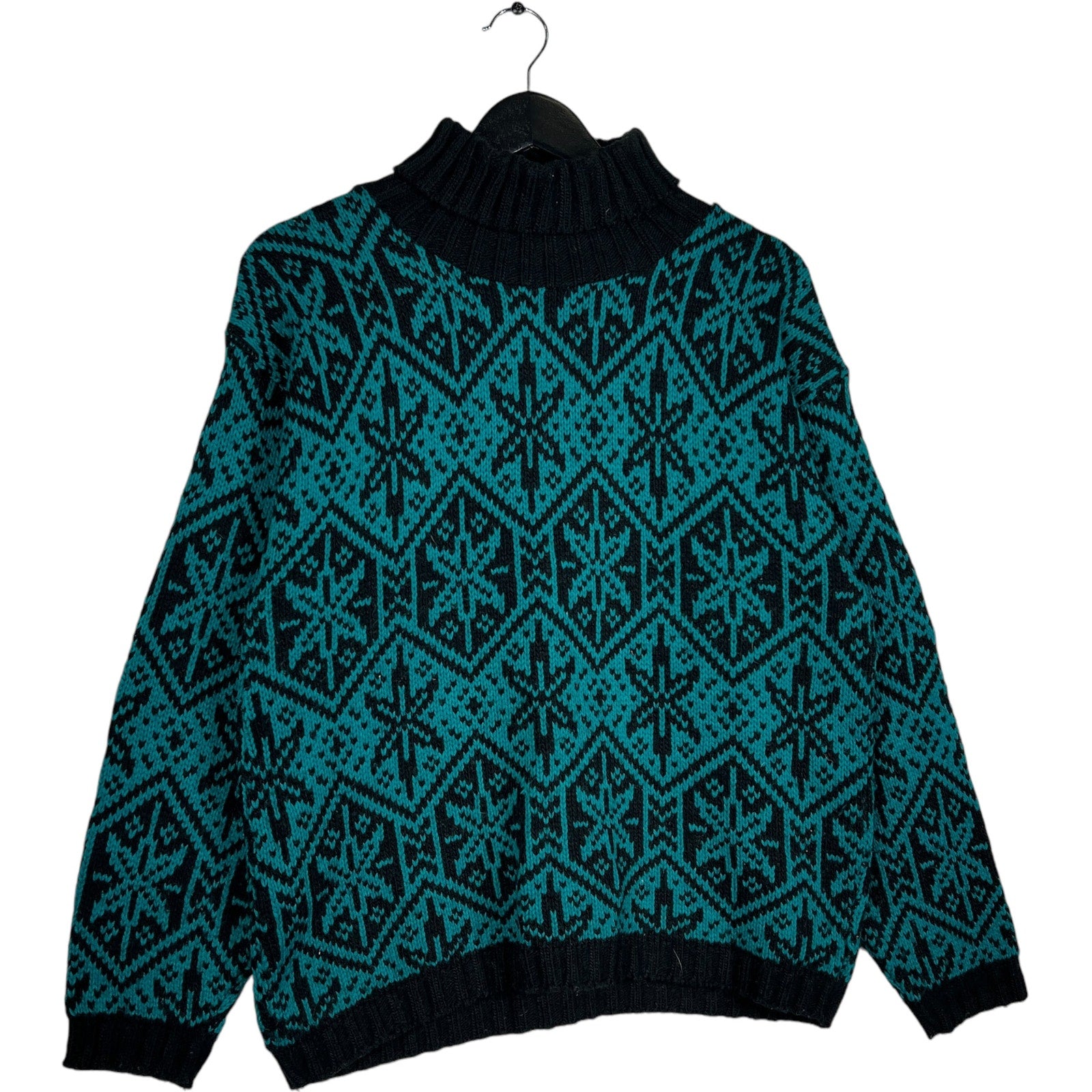 Collection of Vintage Liberty Knits Snowflake Patterned Sweater in a gallery layout