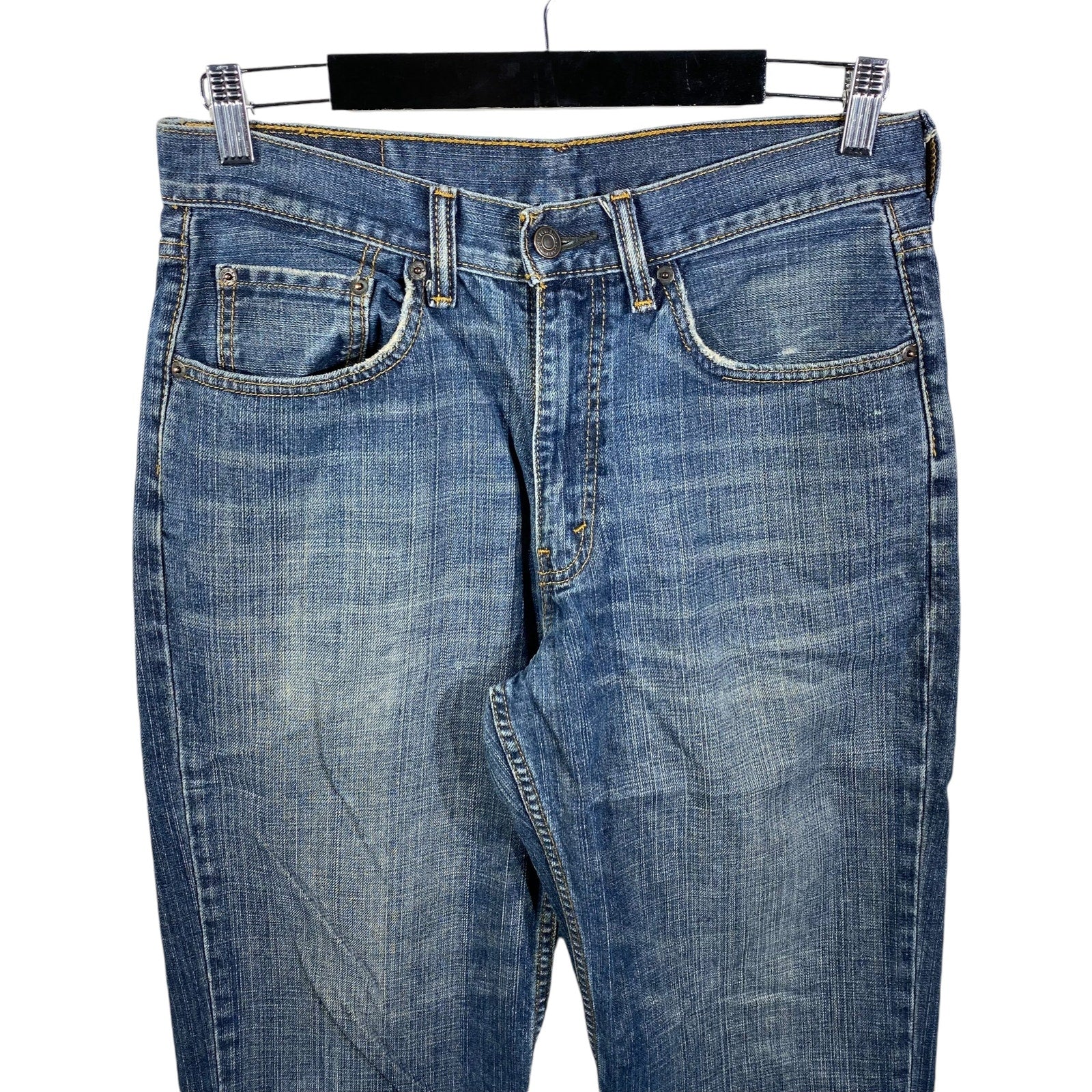 Collection of Levi's 550 Straight Leg Denim Jeans 32 x 30 in a gallery layout