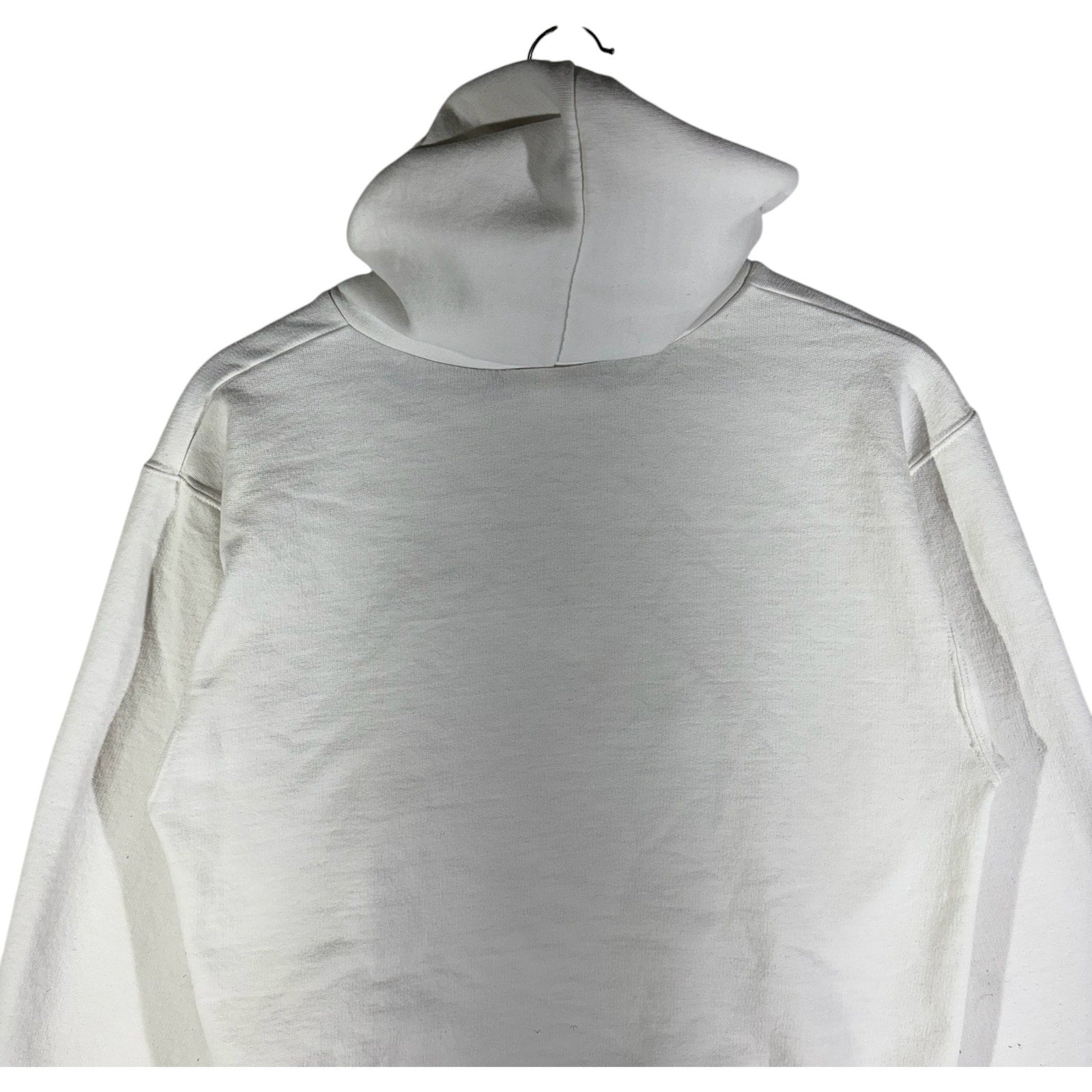Collection of Champion University Of Miami Spellout Hoodie in a gallery layout