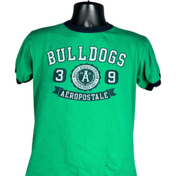 Collection of Aeropostale Bulldogs Ringer Tee in a gallery layout