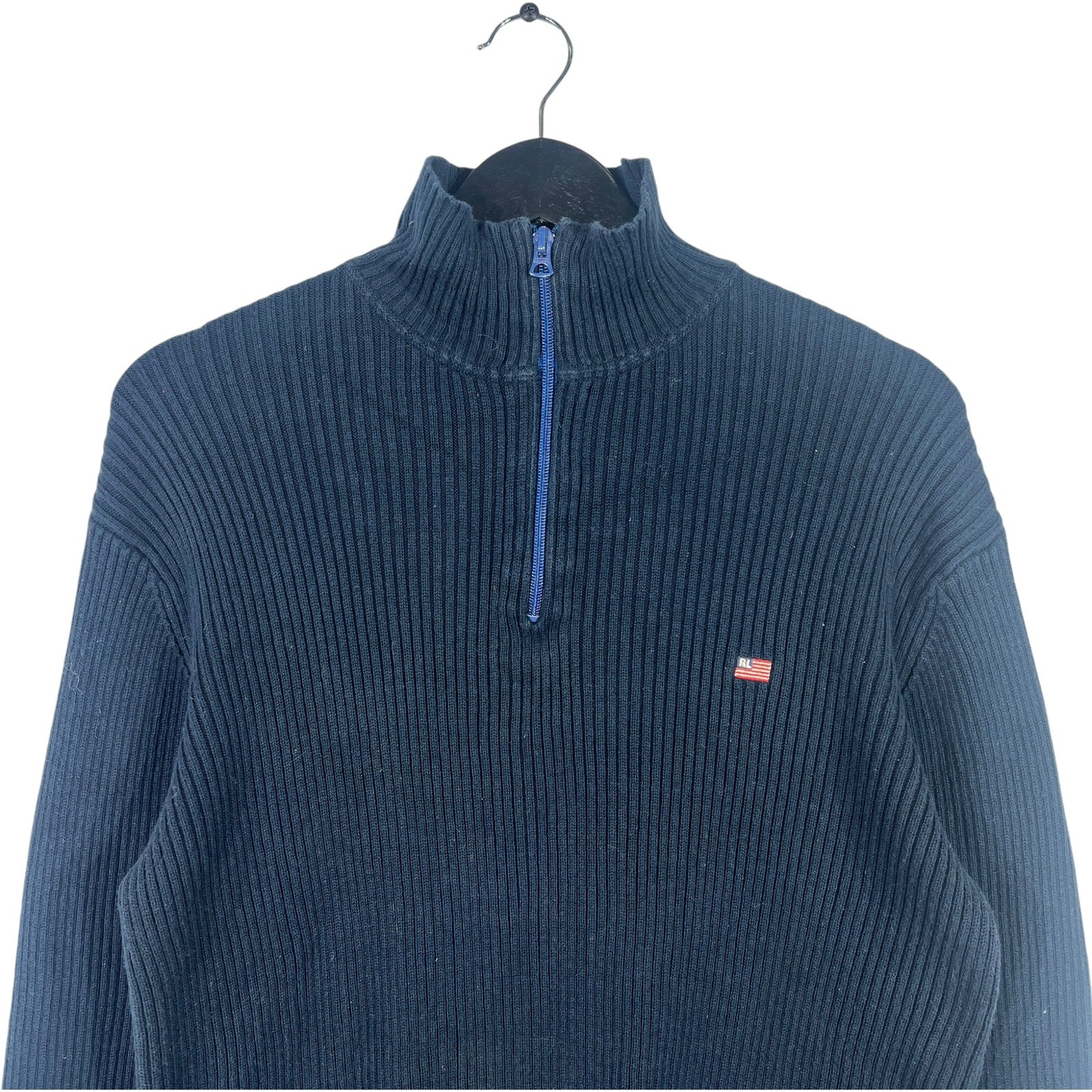 Collection of Polo Jeans Co. 1/4-Zip Sweater in a gallery layout