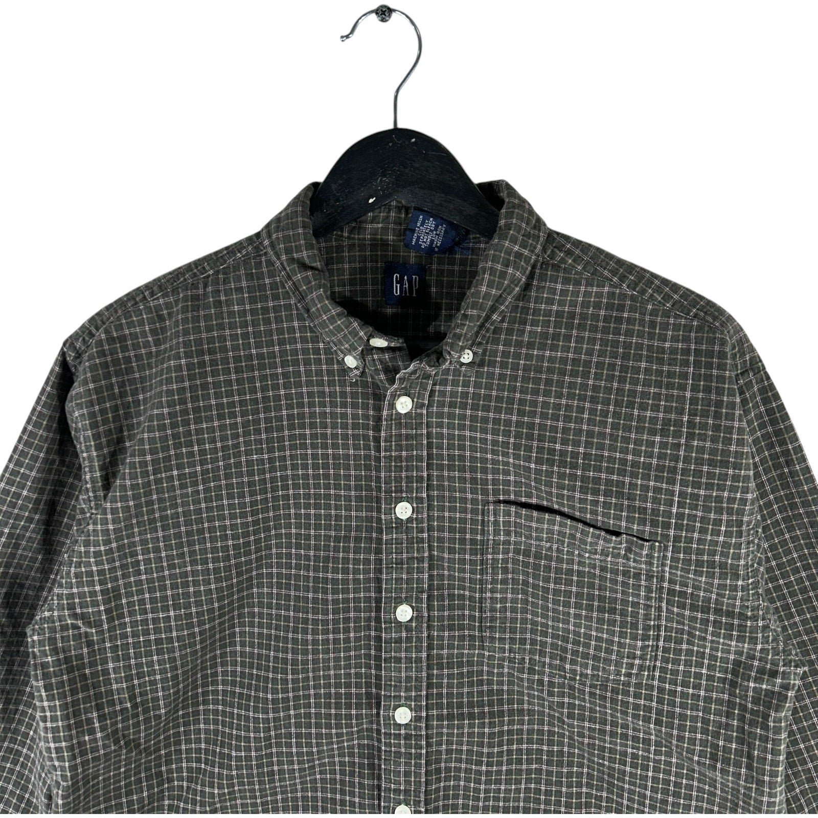 Collection of Gap Long Sleeve Button Down in a gallery layout