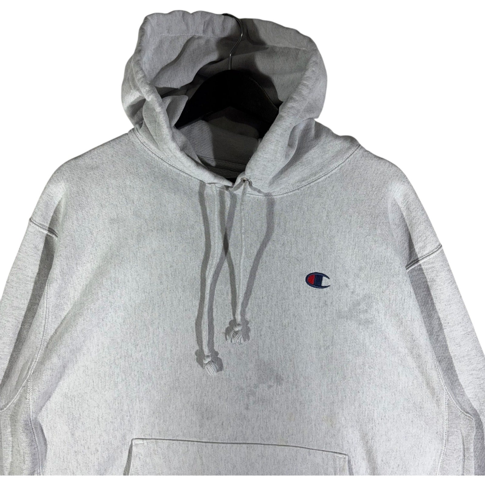 Collection of Champion Reverse Weave Mini Logo Hoodie in a gallery layout