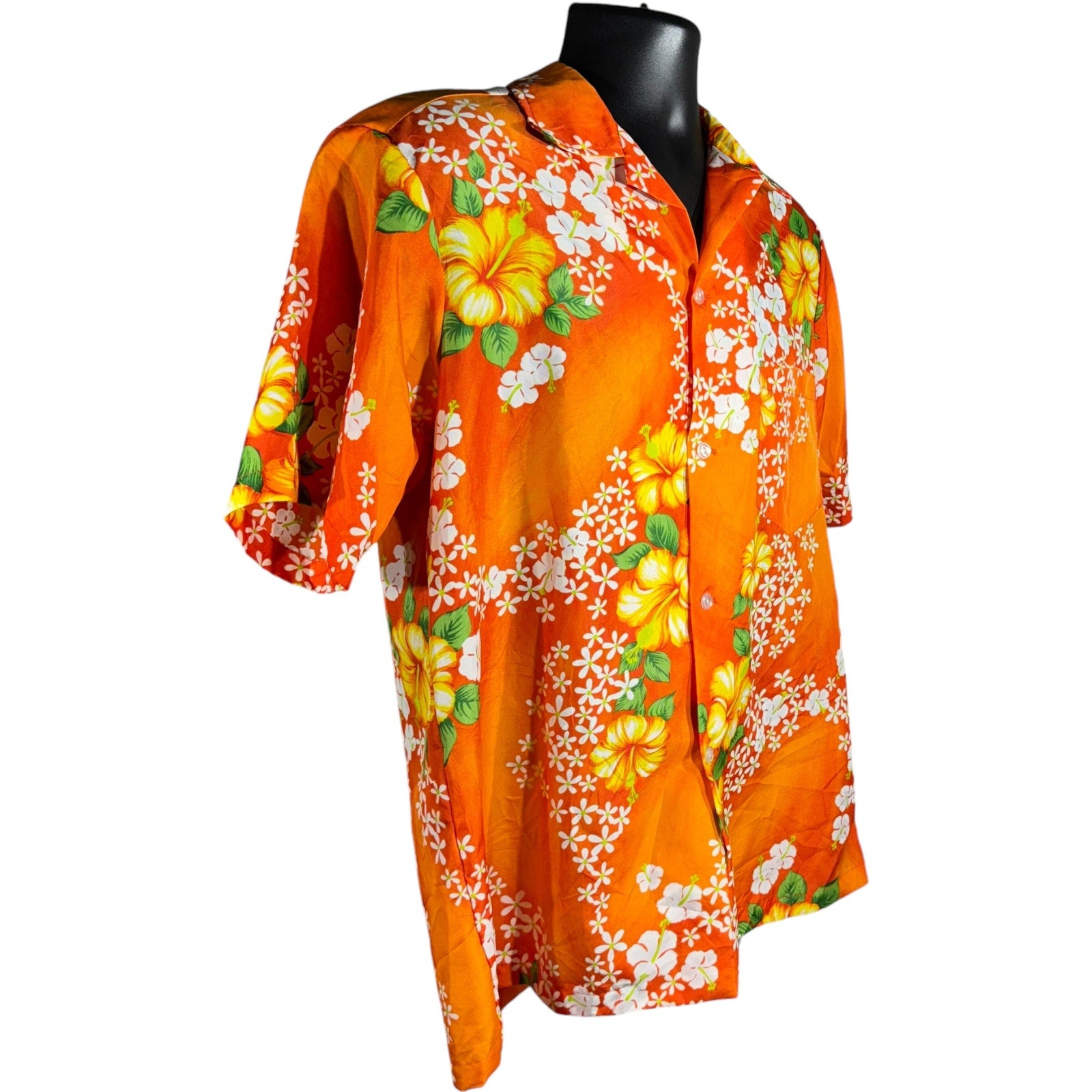 Collection of Floral Hawaiian Short Sleeve Button Up in a gallery layout