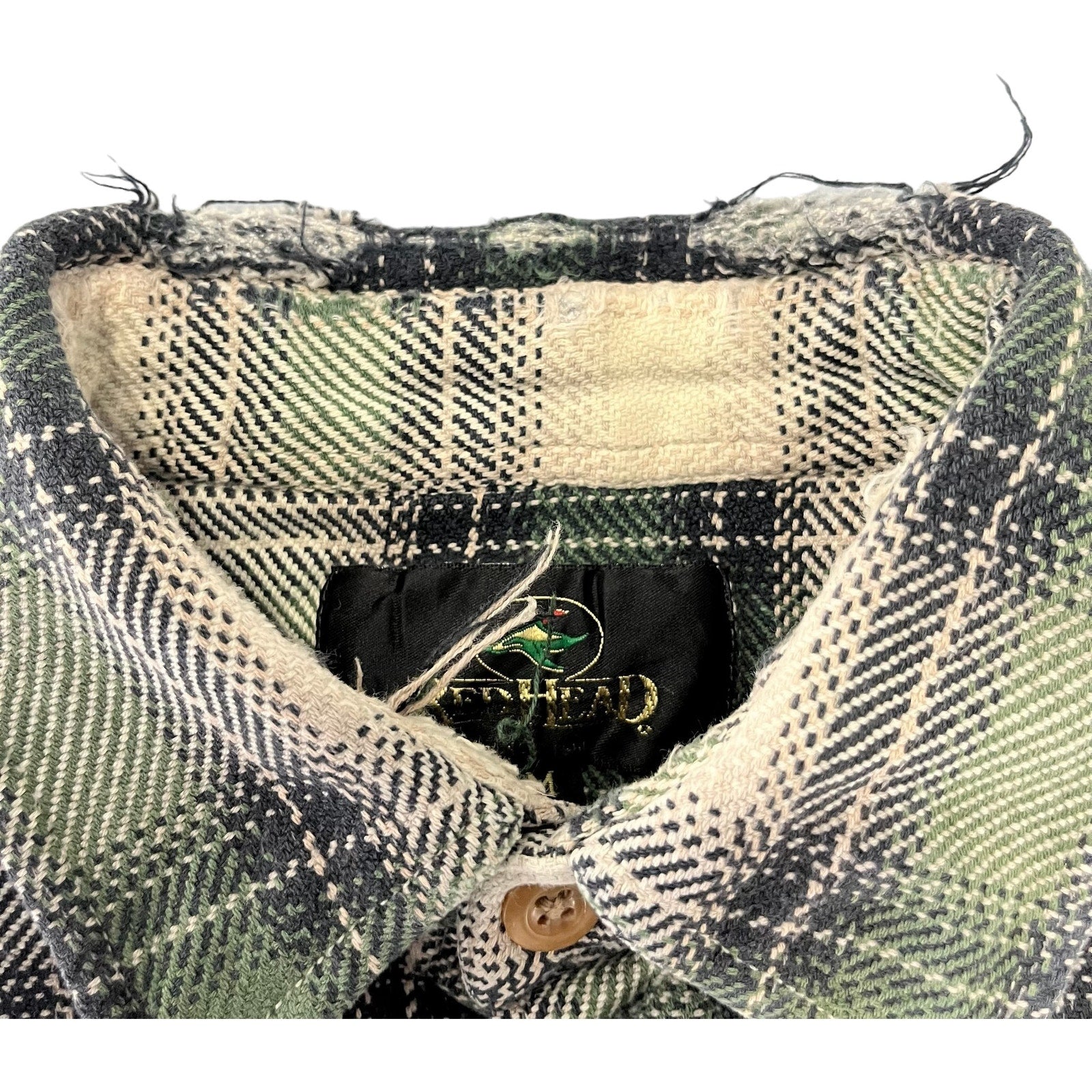 Collection of Red Head Plaid Long Sleeve Flannel in a gallery layout