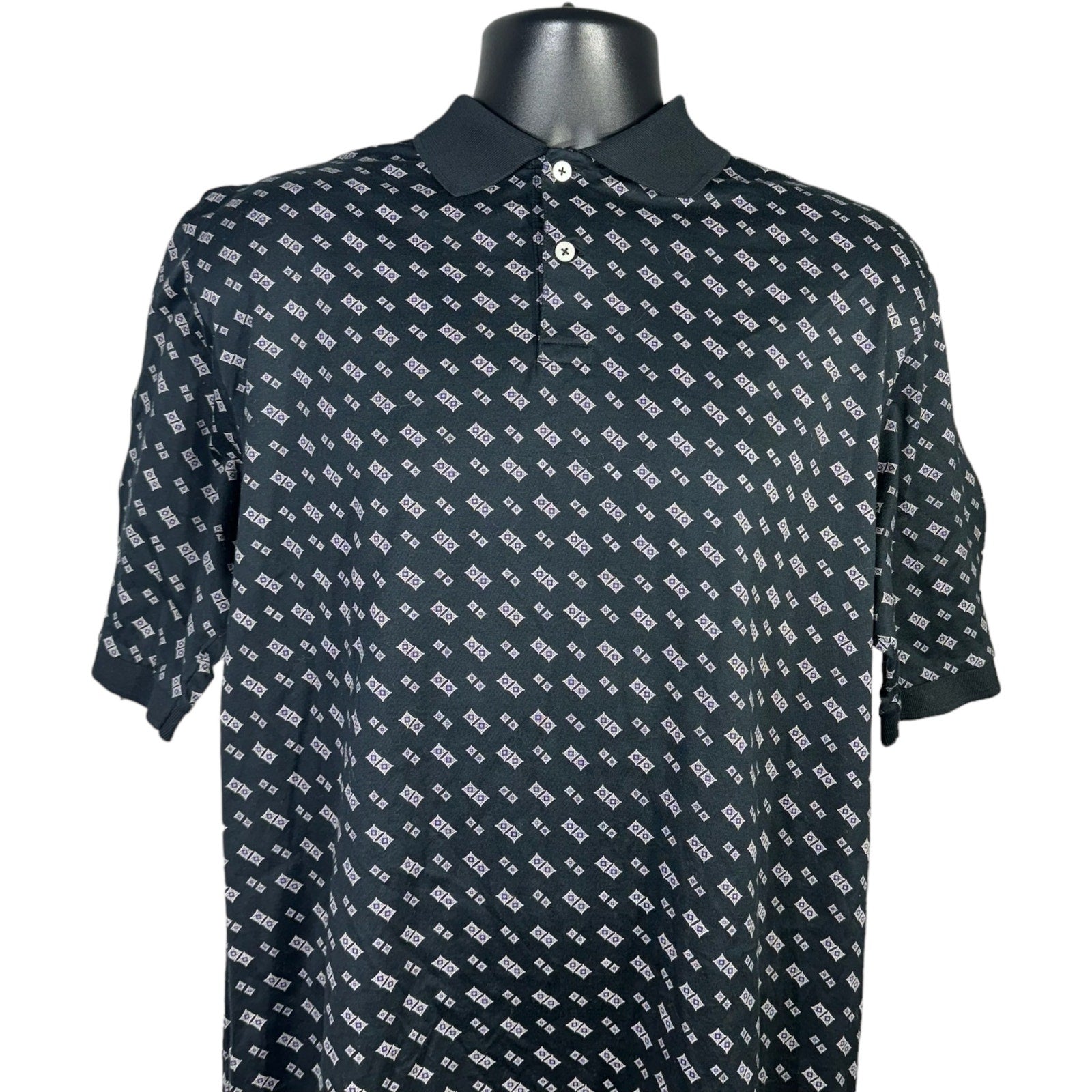 Collection of Polo Golf Ralph Lauren Patterned Short Sleeve Polo in a gallery layout