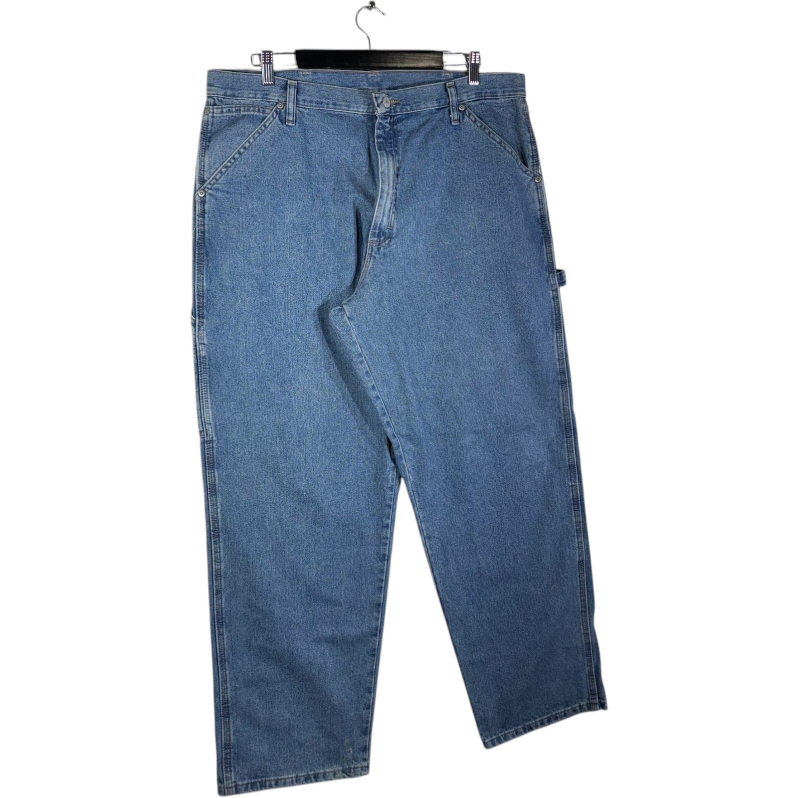 Collection of Wrangler Denim Carpenter Pants 40x31 in a gallery layout