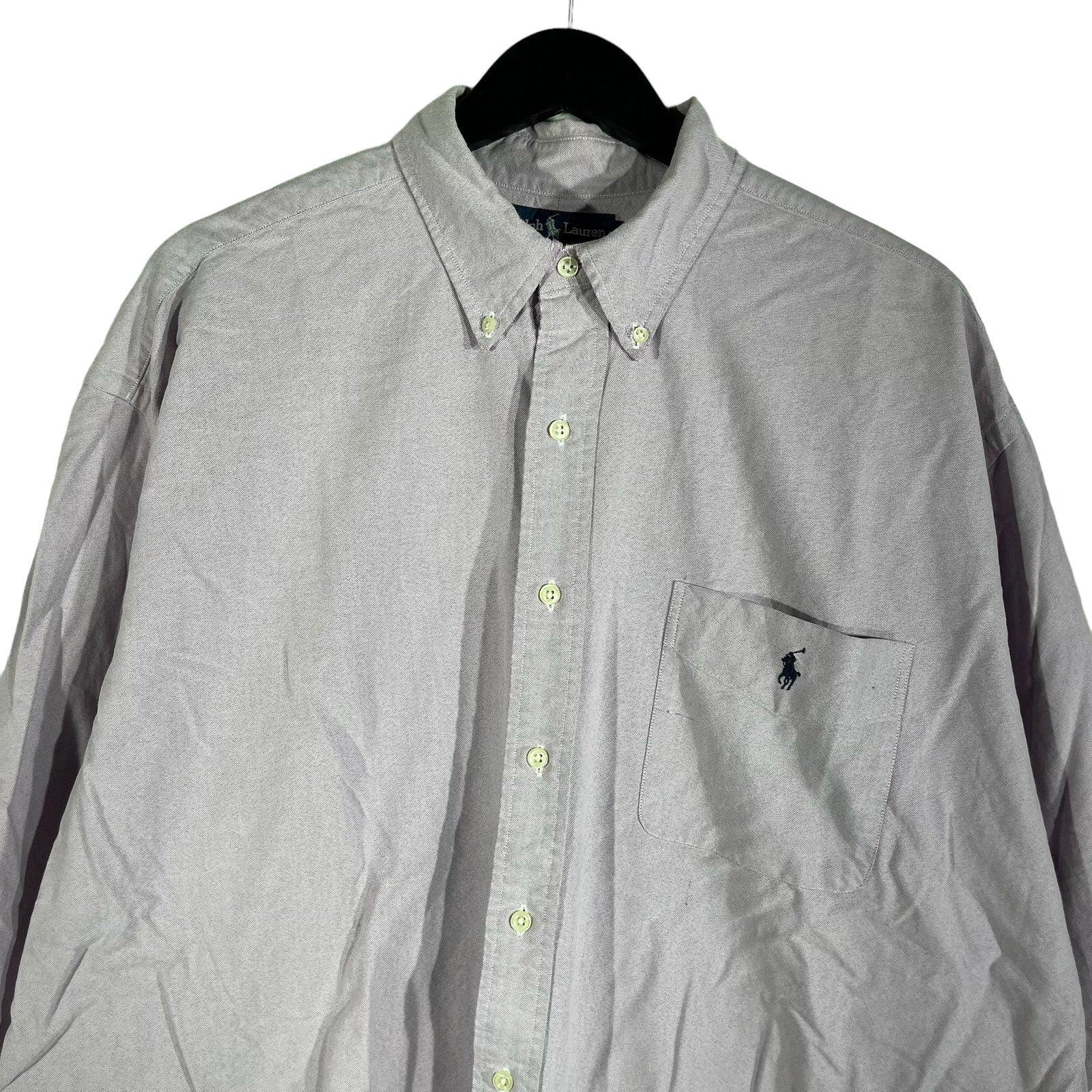 Collection of Vintage Ralph Lauren "Big Shirt" Long Sleeve Button Down in a gallery layout