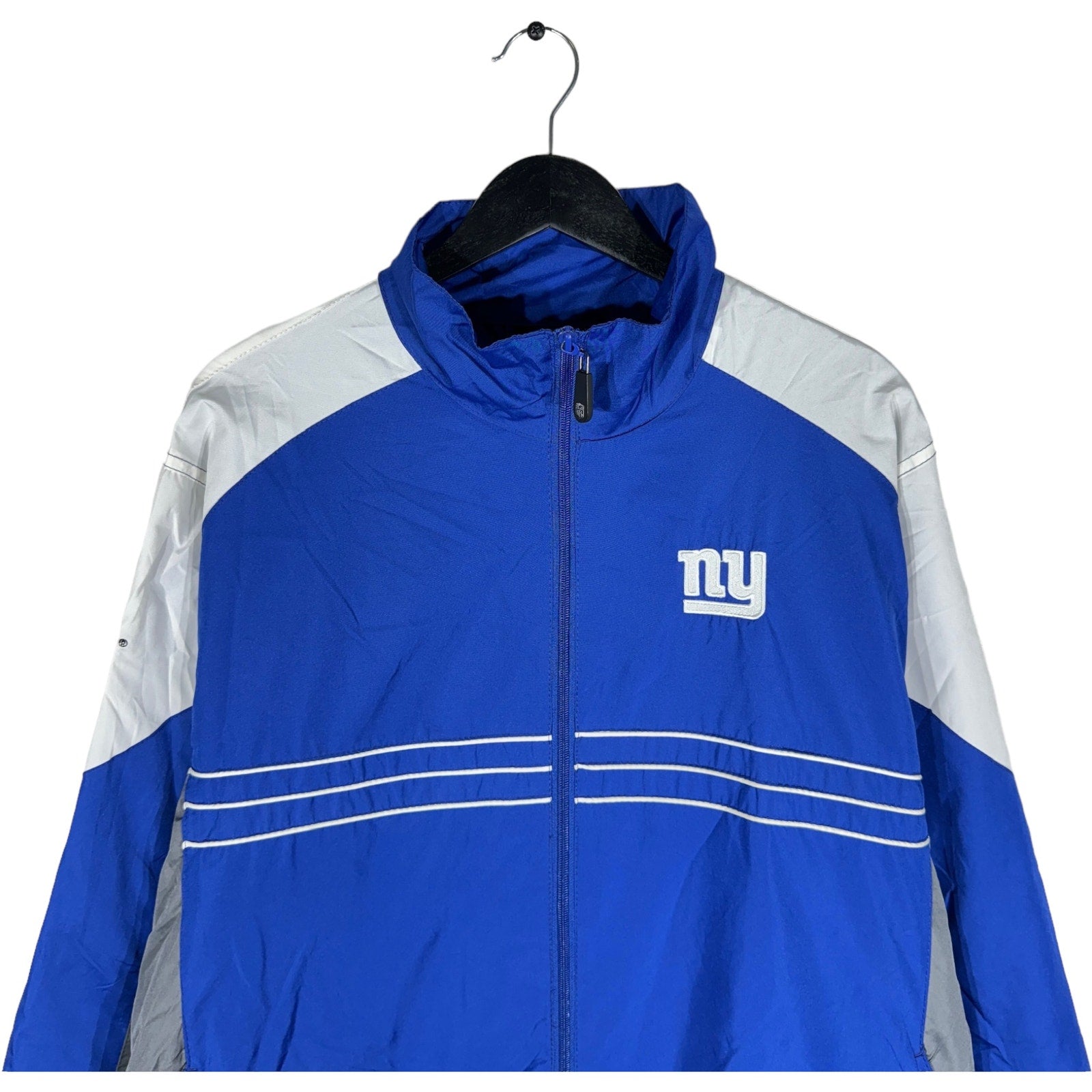 Collection of NFL New York Giants Windbreaker in a gallery layout