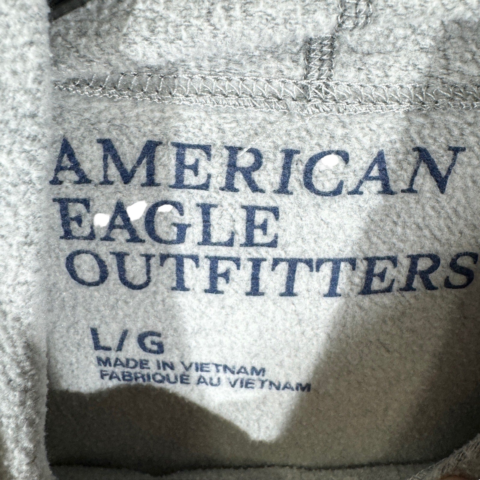 Collection of American Eagle Embroidered Pullover Hoodie in a gallery layout