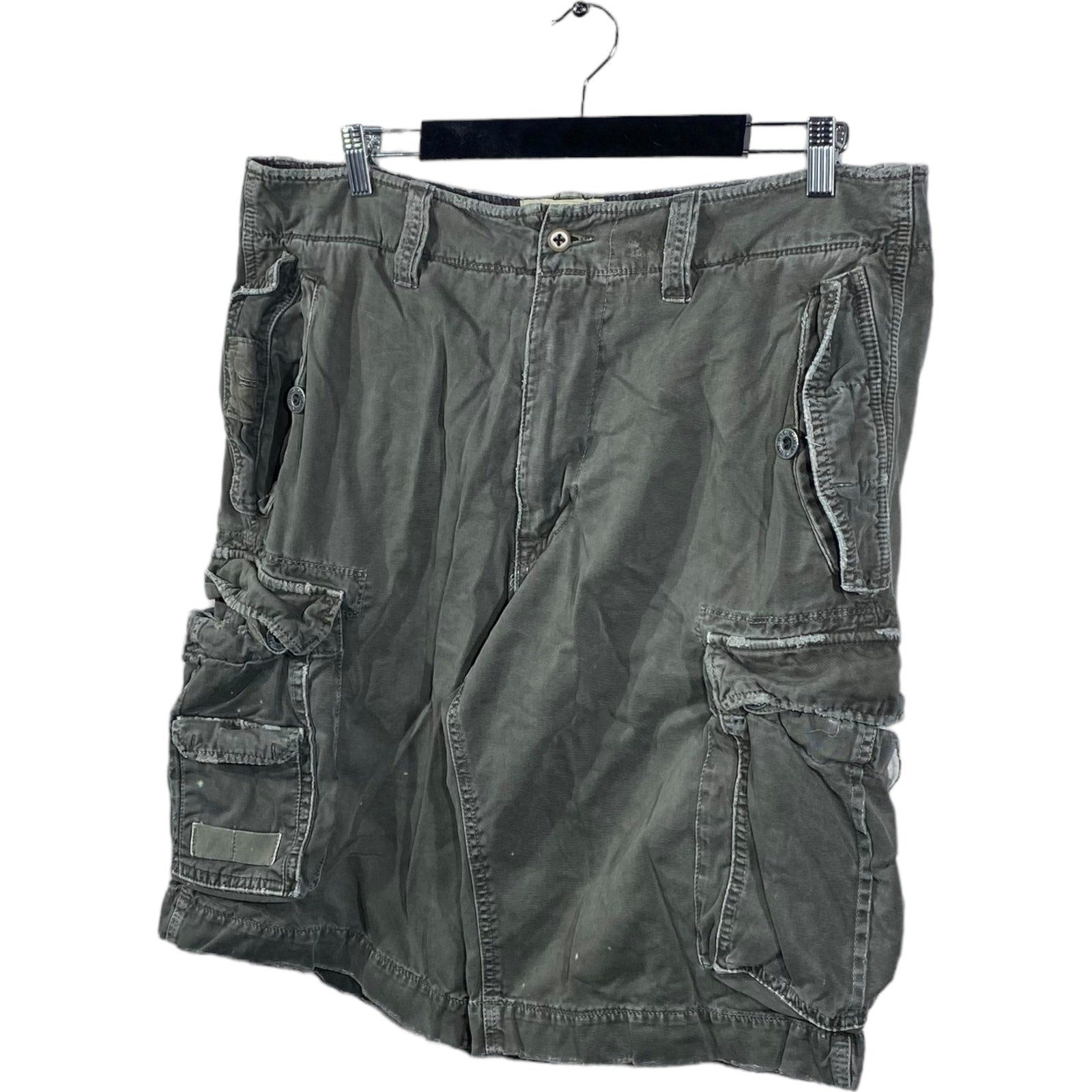 Collection of American Eagle Outfitters Zip Fly Cargo Shorts in a gallery layout