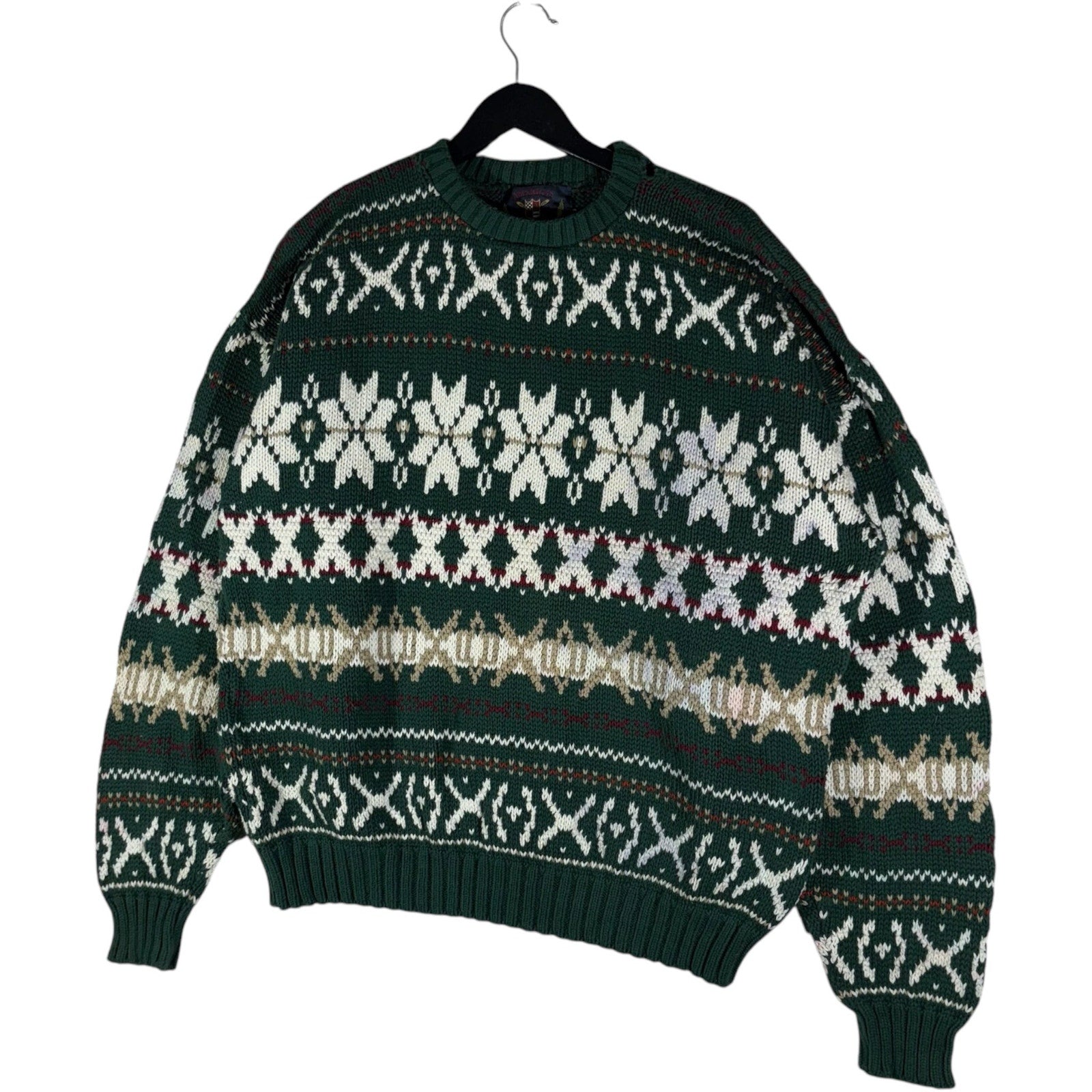 Collection of Vintage American Portrait Knit Sweater in a gallery layout