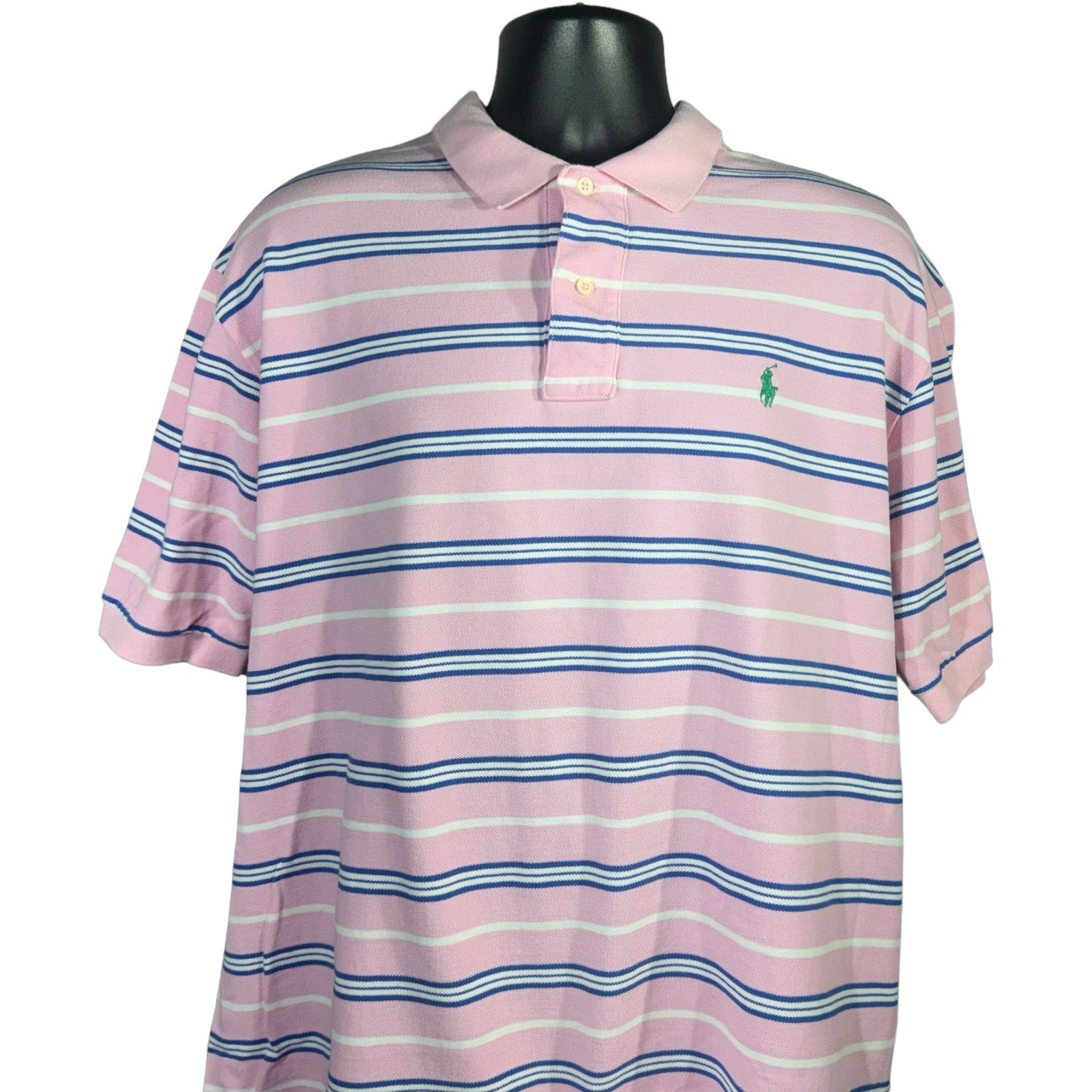 Collection of Polo Ralph Lauren Striped Short Sleeve Polo in a gallery layout