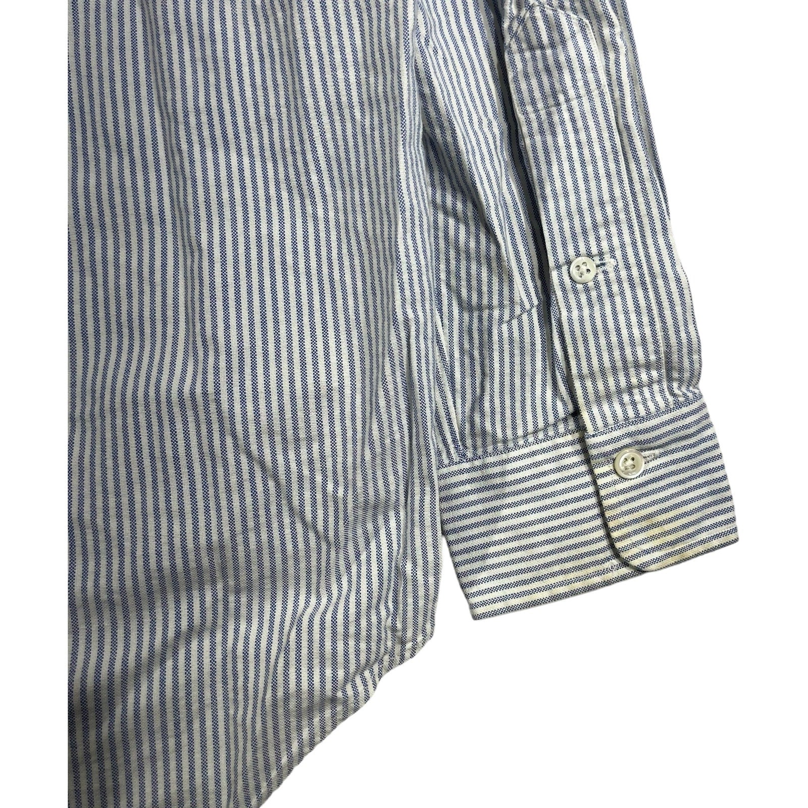 Collection of Ralph Lauren Striped Long Sleeve Button Down in a gallery layout