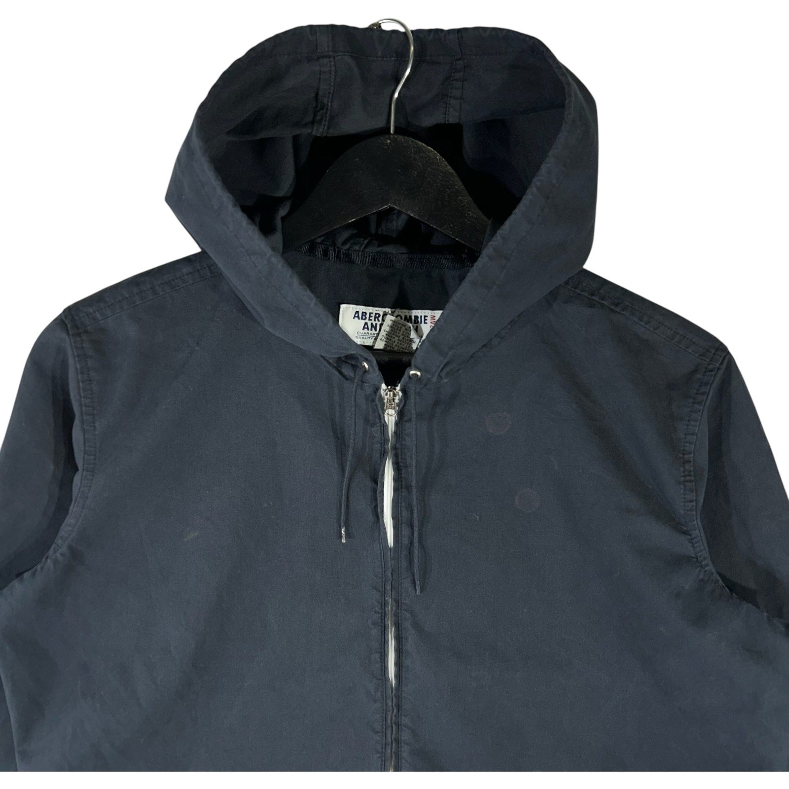 Collection of Vintage Womens Abercrombie And Fitch 1/4 Zip Hoodie in a gallery layout