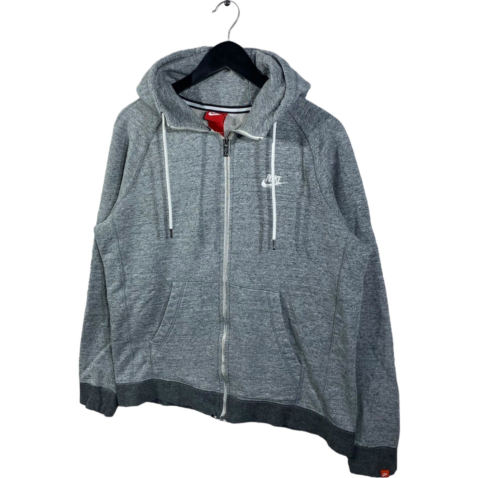 Collection of Nike Embroidered Logo Full Zip Hoodie in a gallery layout