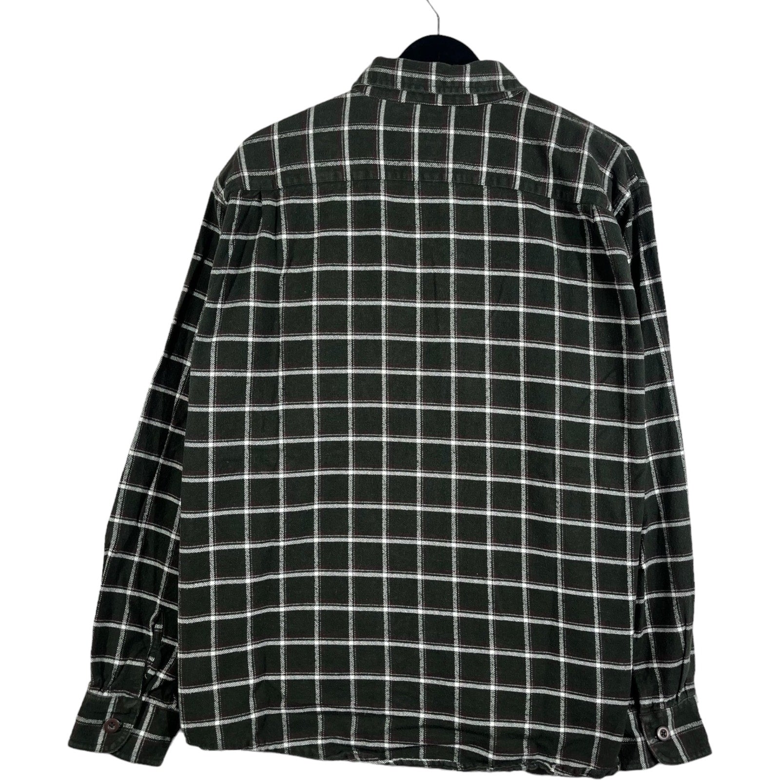 Collection of Wrangler Premium Quality Plaid Long Sleeve Flannel in a gallery layout