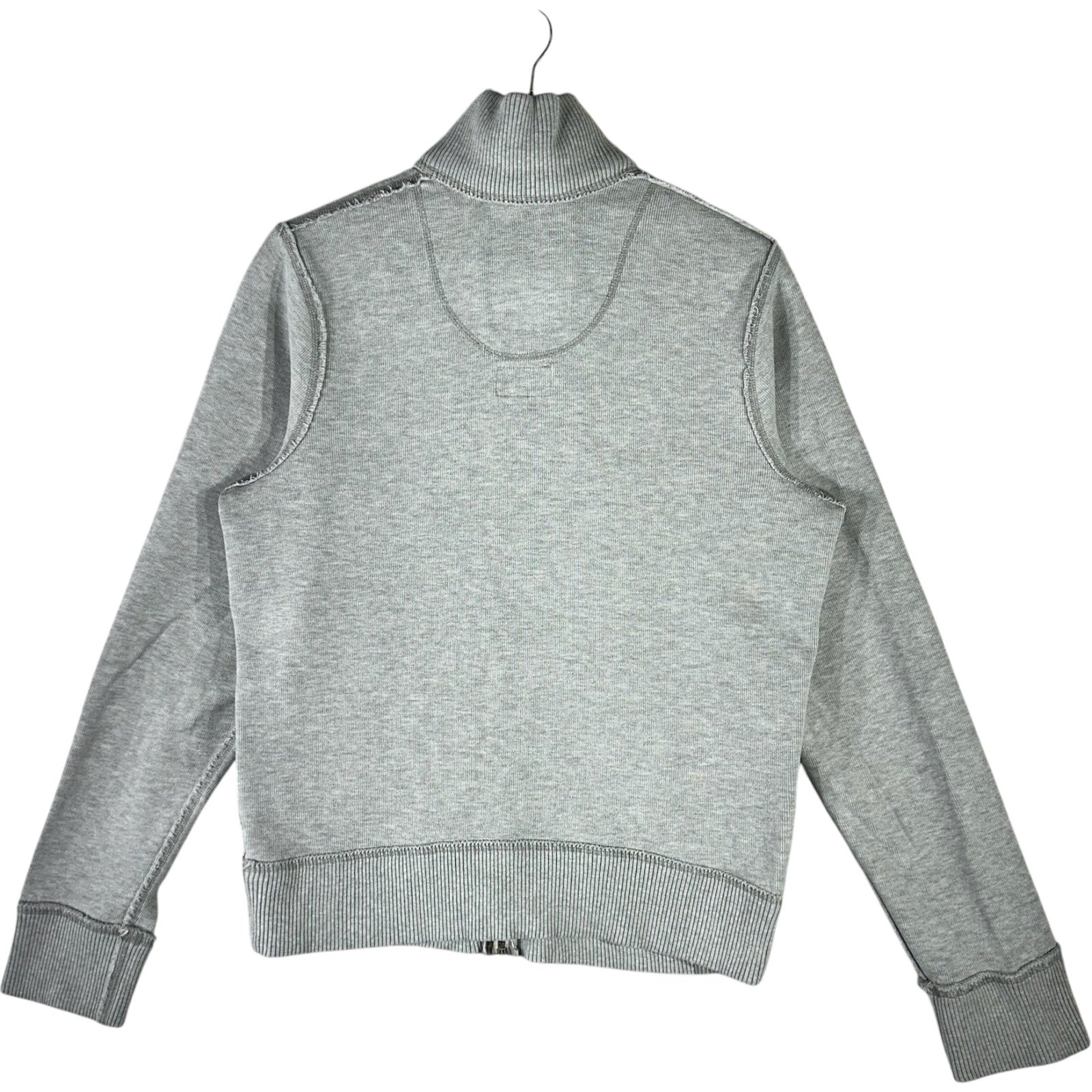 Collection of Abercrombie & Fitch Patch Logo Full Zip Sweater in a gallery layout