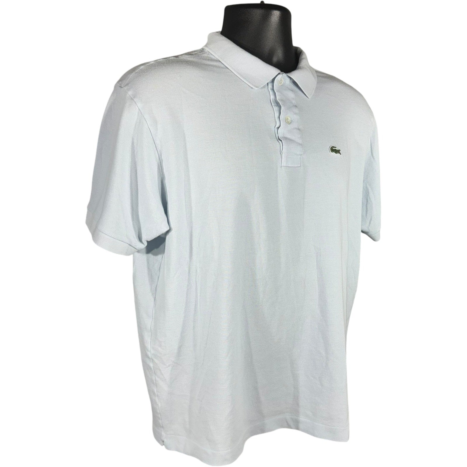 Collection of Lacoste 2 Button Short Sleeve Polo in a gallery layout