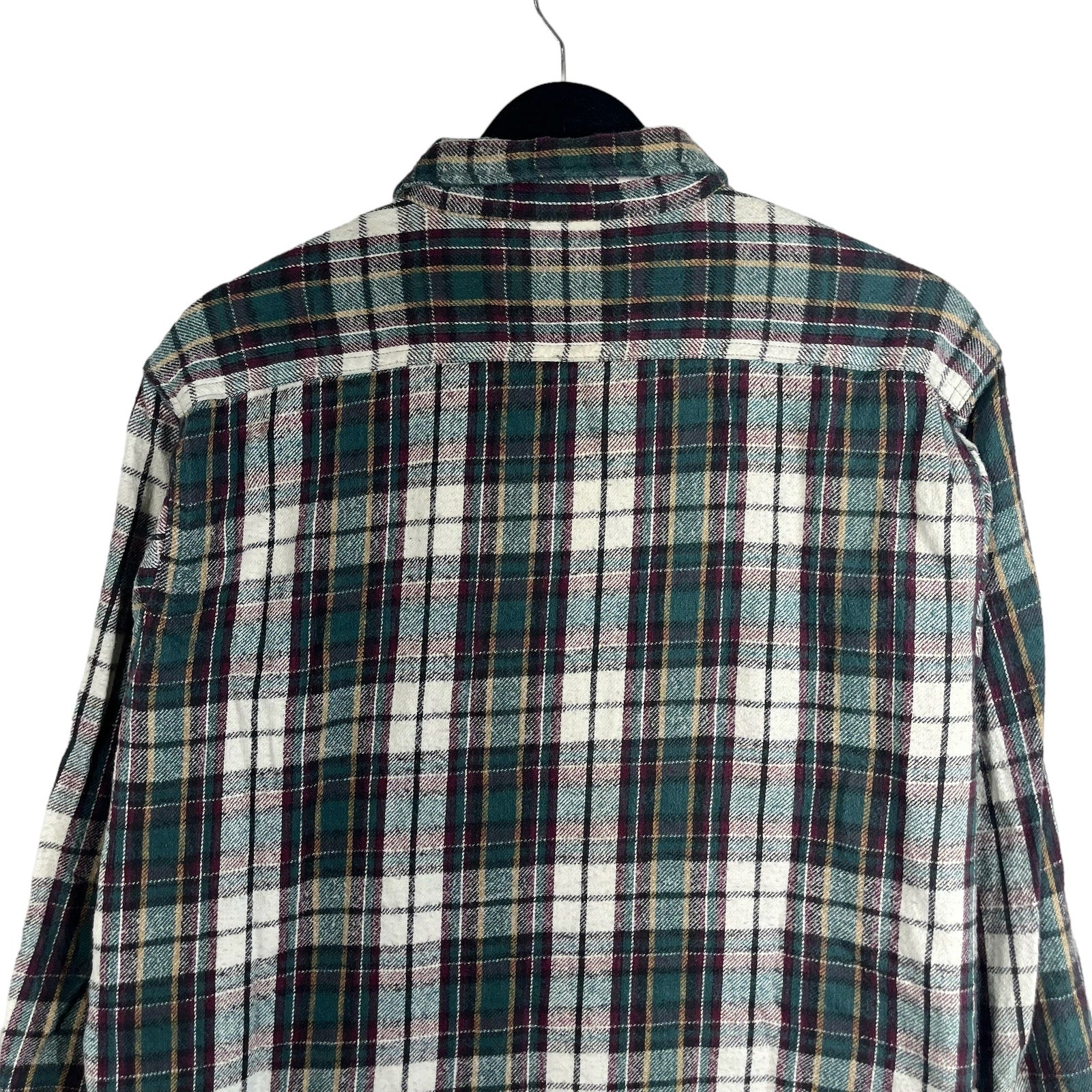 Collection of Dakota Plaid Long Sleeve Button Down Flannel in a gallery layout