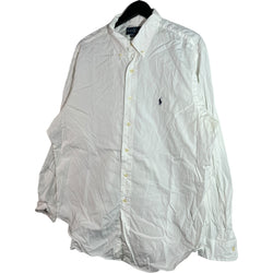 Collection of Ralph Lauren Classic Fit Long Sleeve Button Down Dress Shirt in a gallery layout