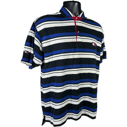 Collection of Tommy Hilfiger Striped Short Sleeve Polo in a gallery layout