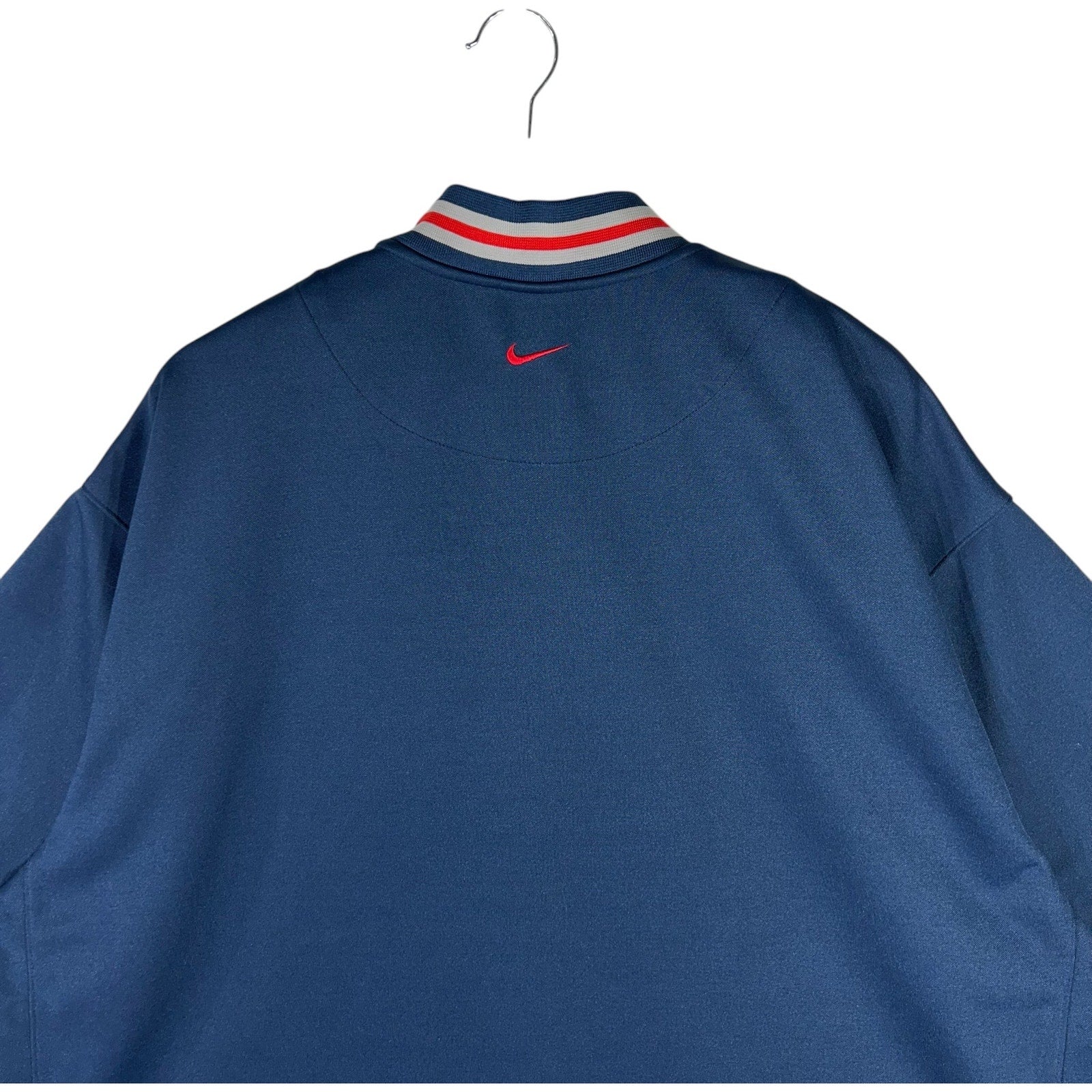 Collection of Nike Team New Jersey Nets NBA Warm Up Jersey in a gallery layout