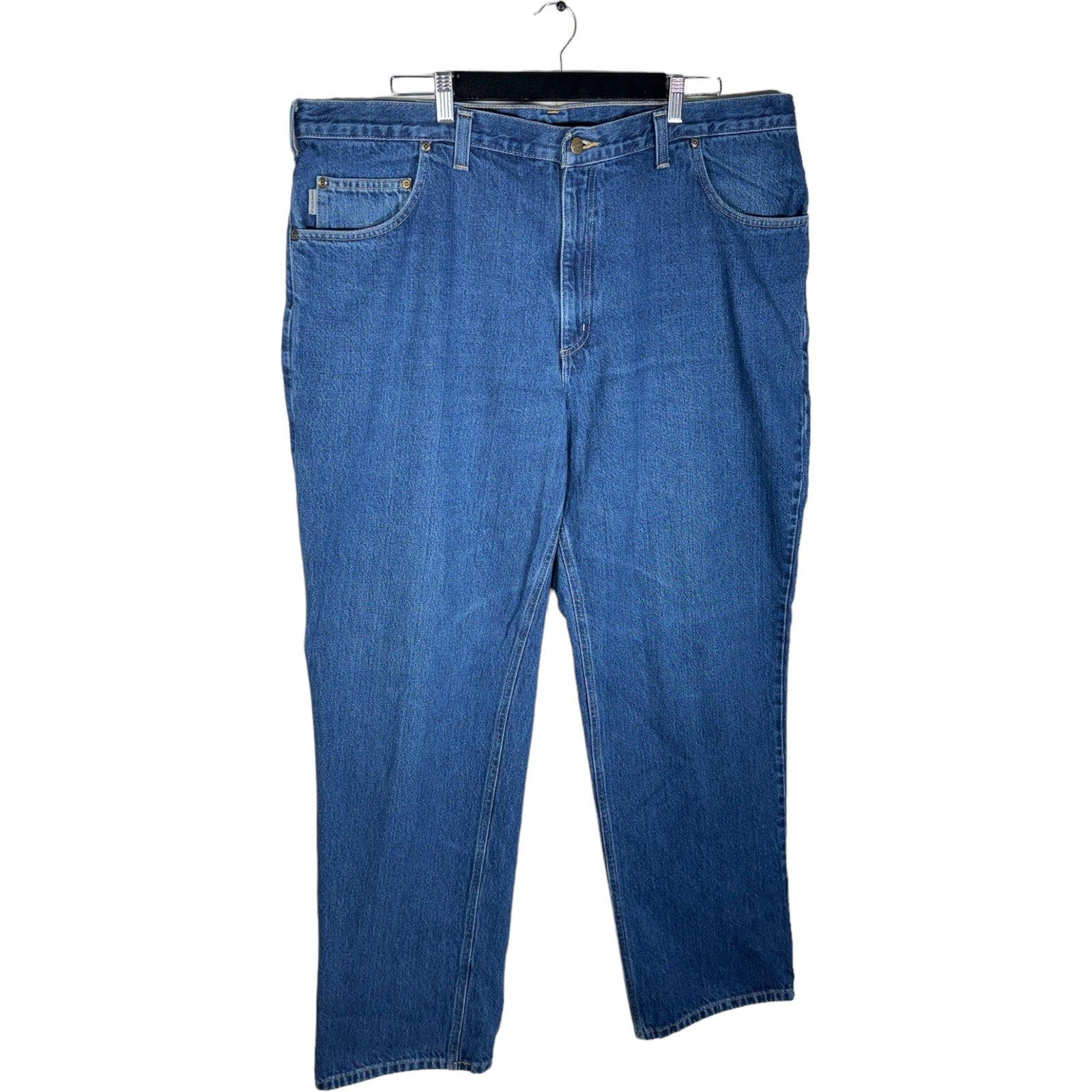 Collection of Carhartt Denim Straight Leg Relaxed Fit Jeans in a gallery layout
