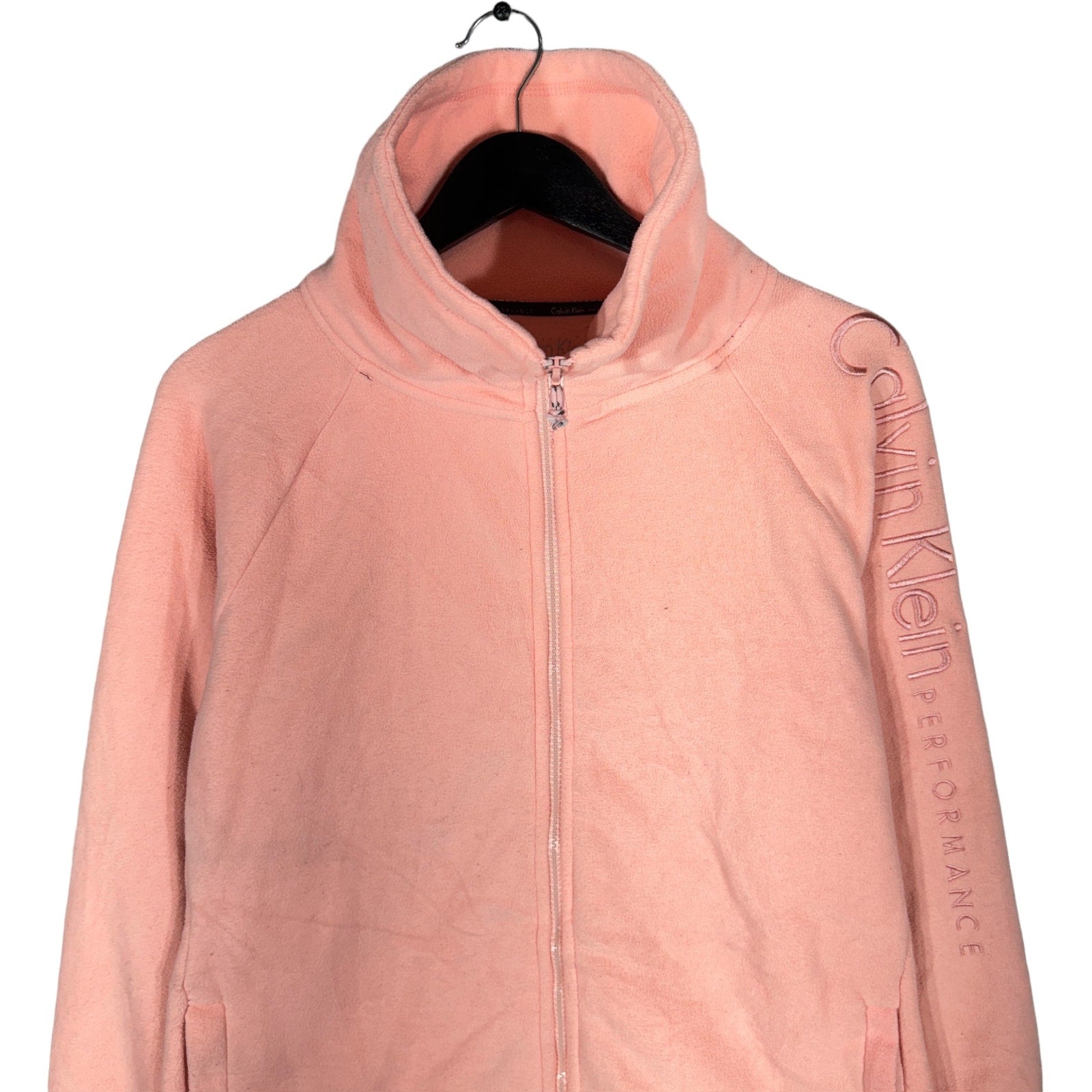 Collection of Calvin Klein Full Zip Fleece Jacket in a gallery layout