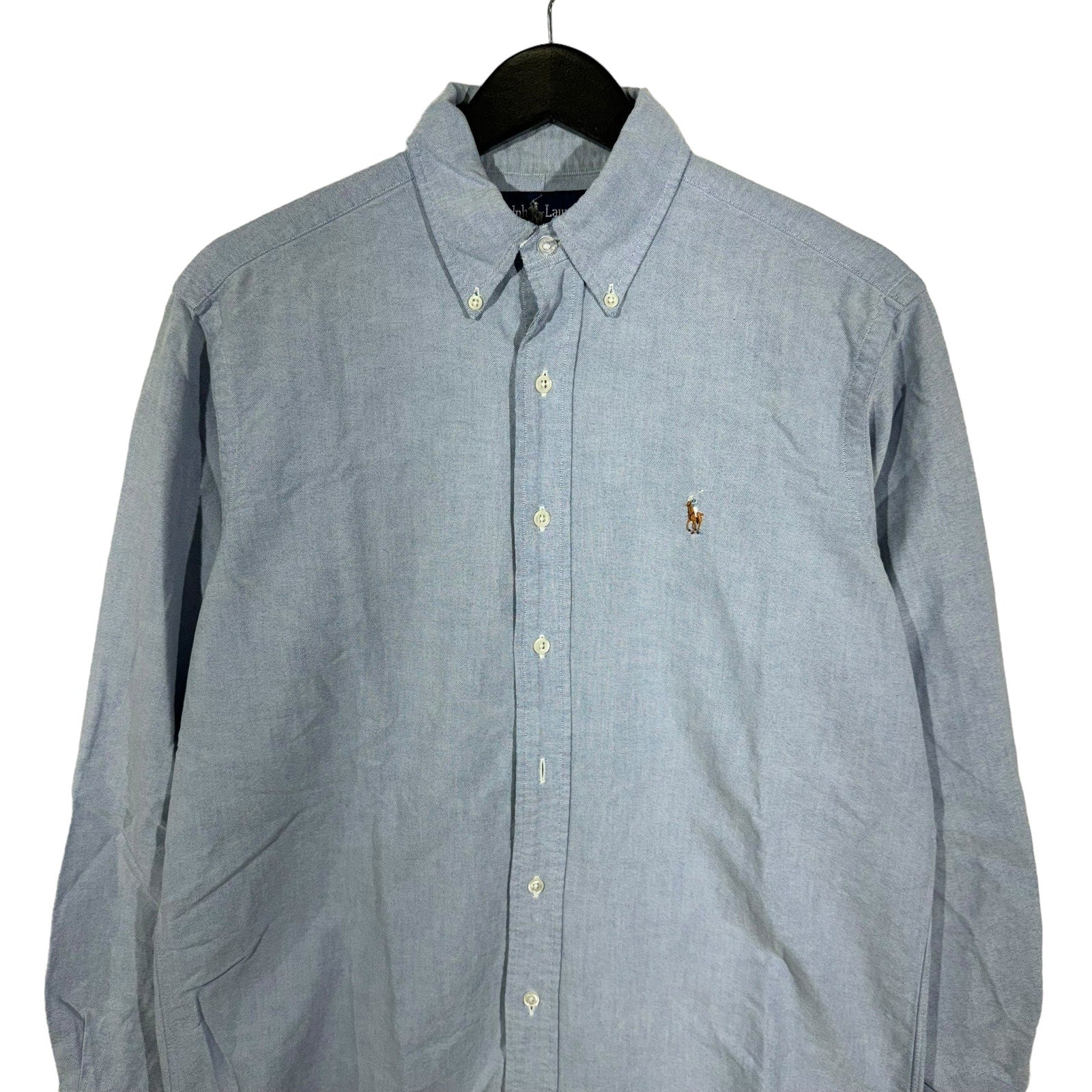 Collection of Vintage Ralph Lauren Chambray Dress Shirt in a gallery layout