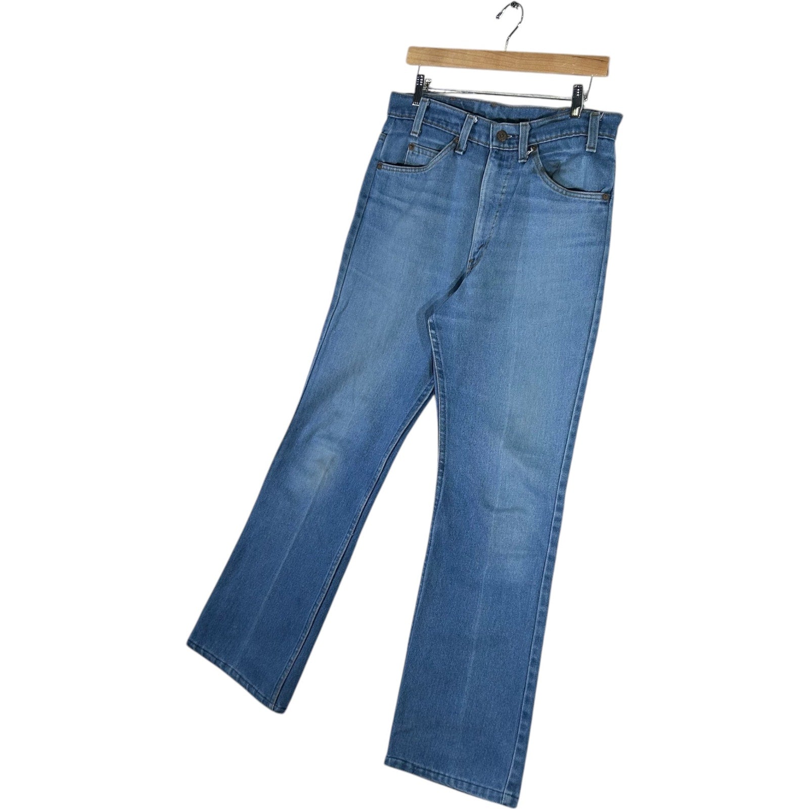 Collection of Levi's Orange Tab Boot Cut Jeans 33x29 in a gallery layout