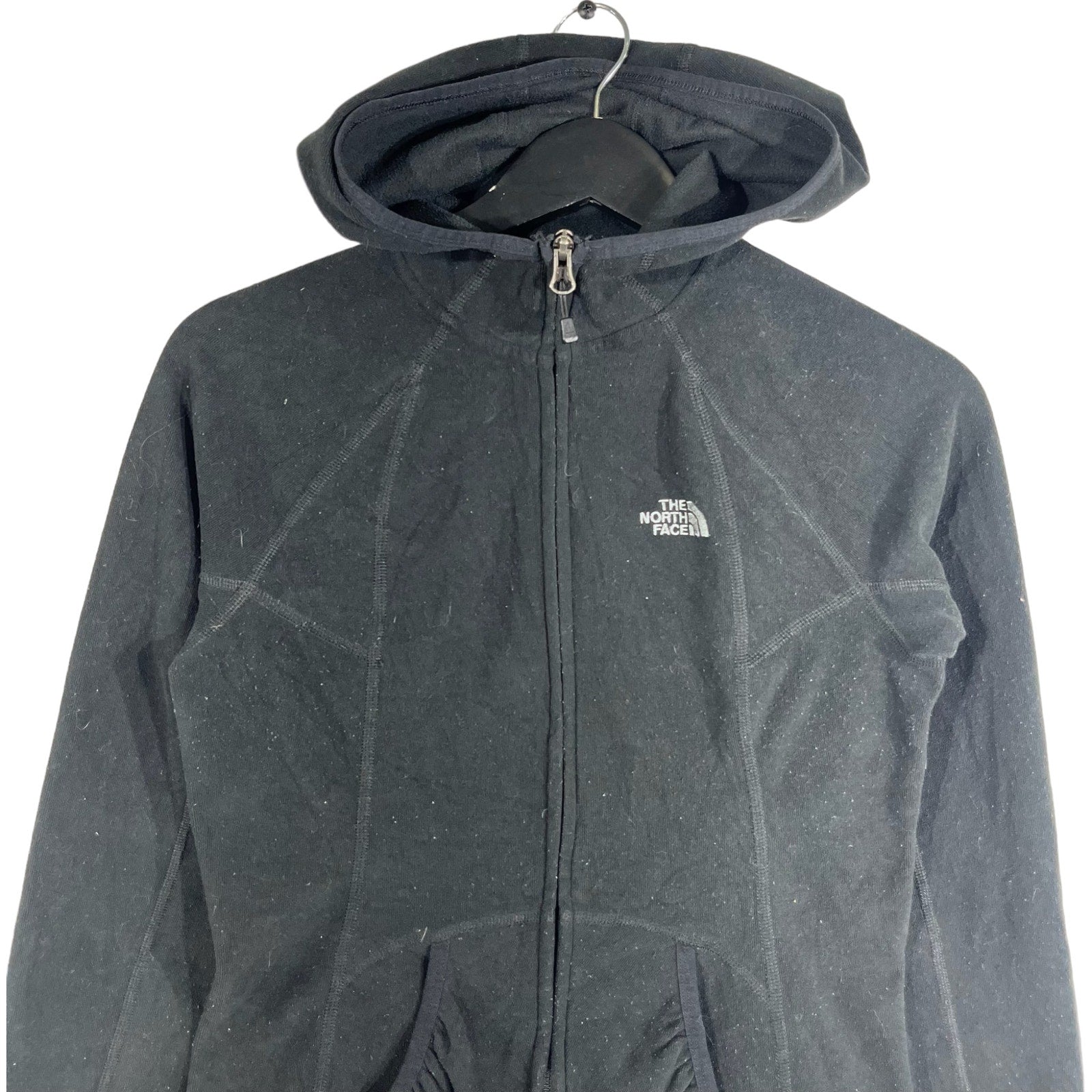 Collection of The North Face Women's Full Zip Fleece Hoodie in a gallery layout