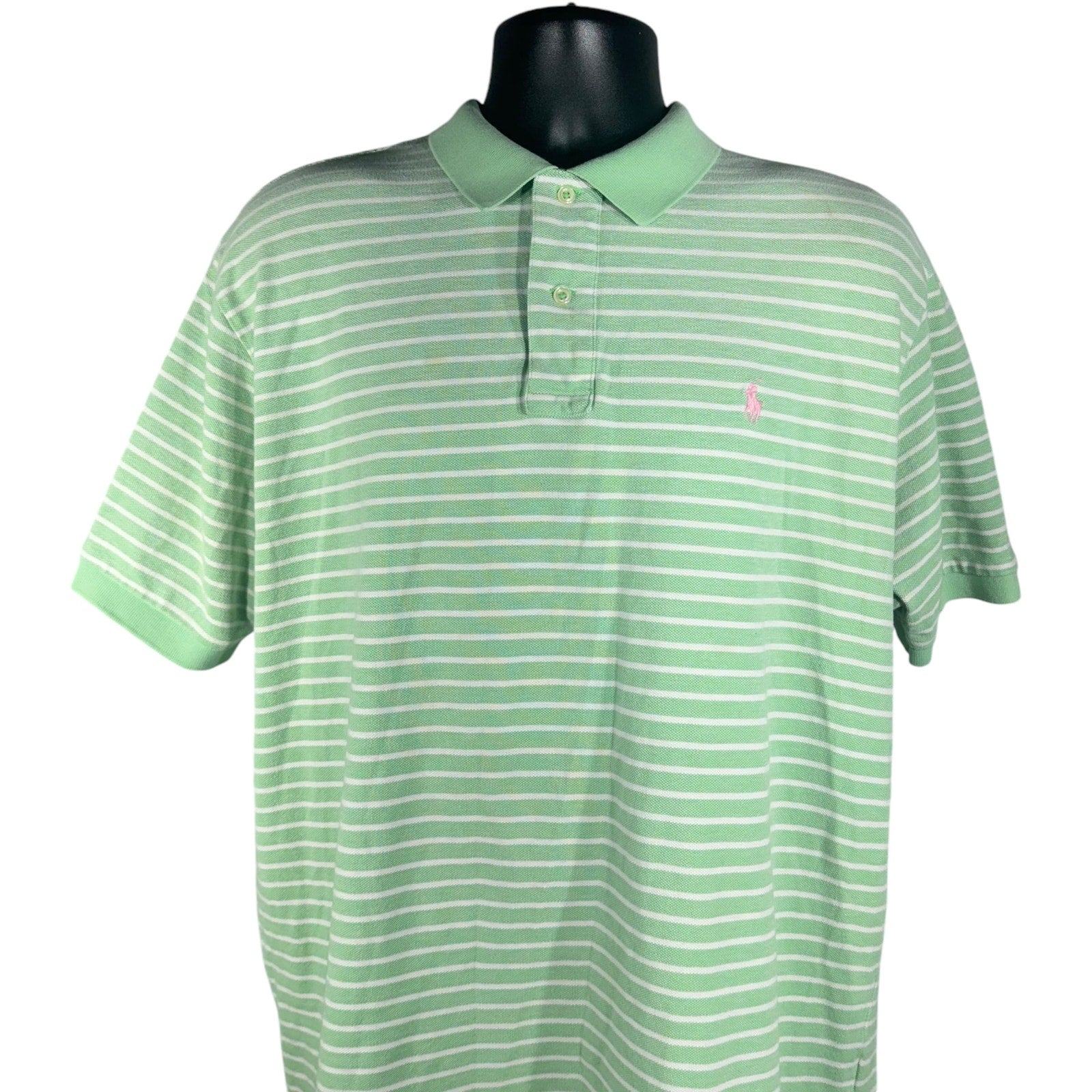 Collection of Polo Ralph Lauren Striped Short Sleeve Polo in a gallery layout