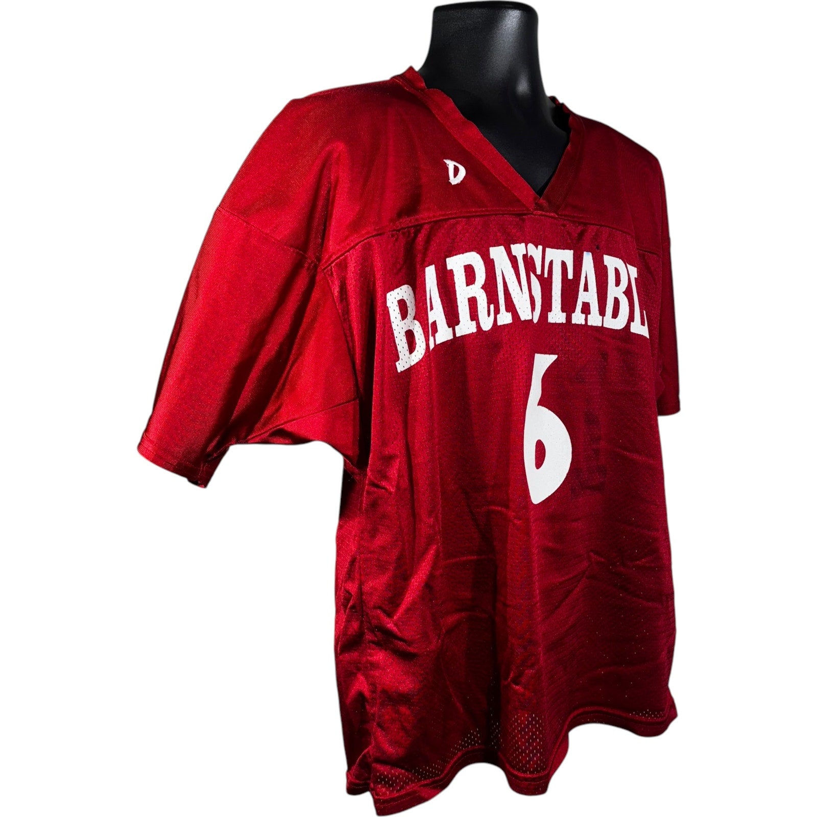 Collection of DeLong Barnstable #61 Football Jersey in a gallery layout