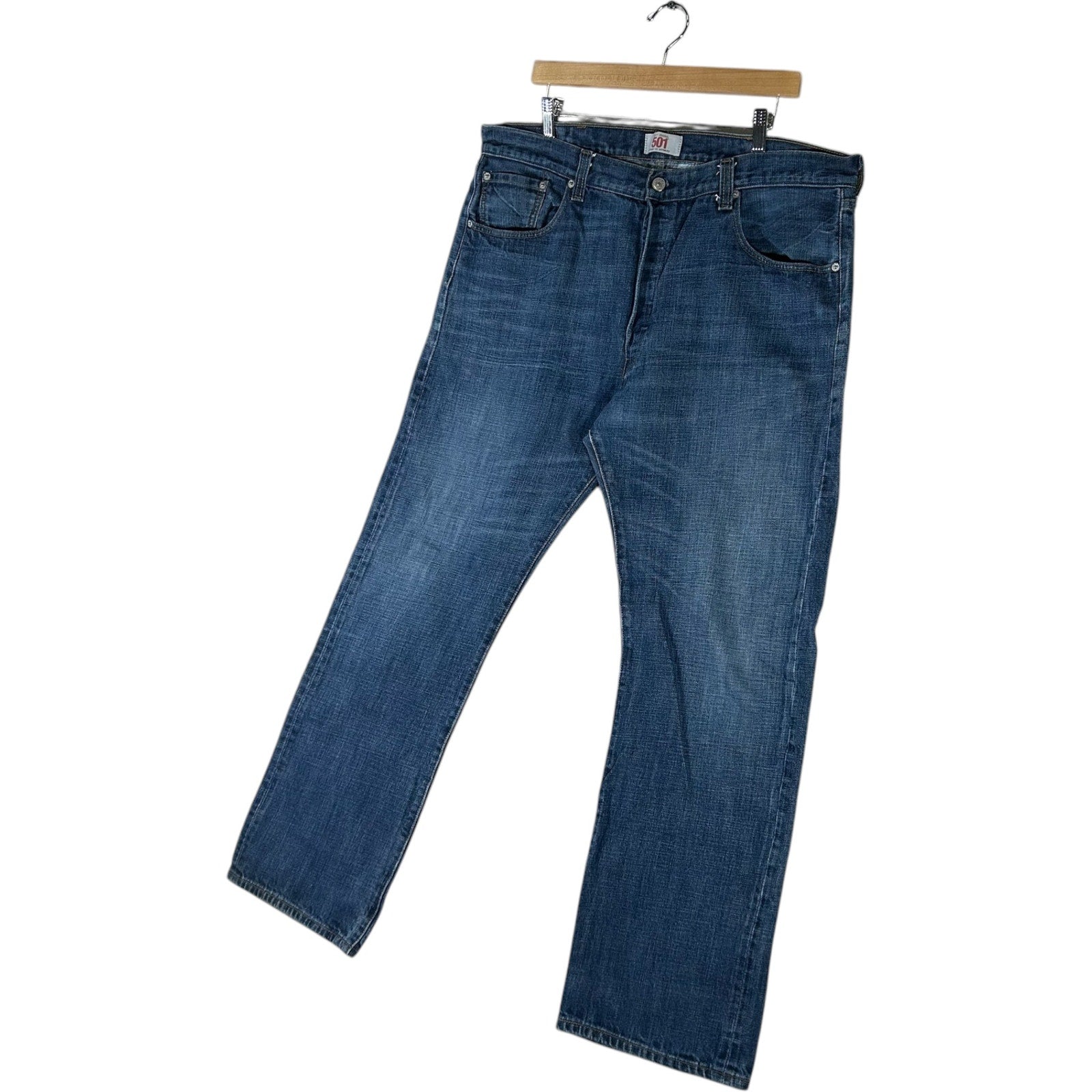 Collection of Levi's 501 Straight Leg Jeans 40x32 in a gallery layout