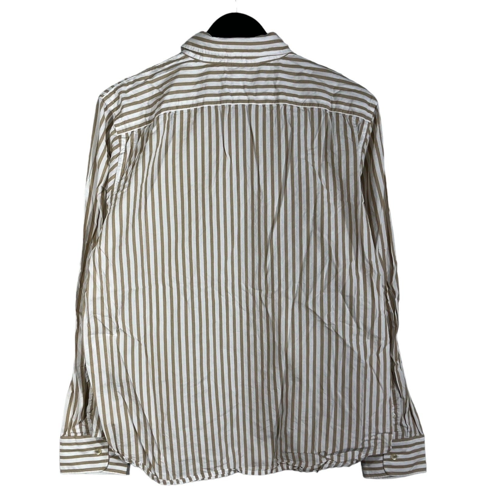 Collection of Chaps Striped Long Sleeve Button Down in a gallery layout