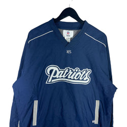 Collection of NFL New England Patriots Spellout Pullover Light Jacket in a gallery layout